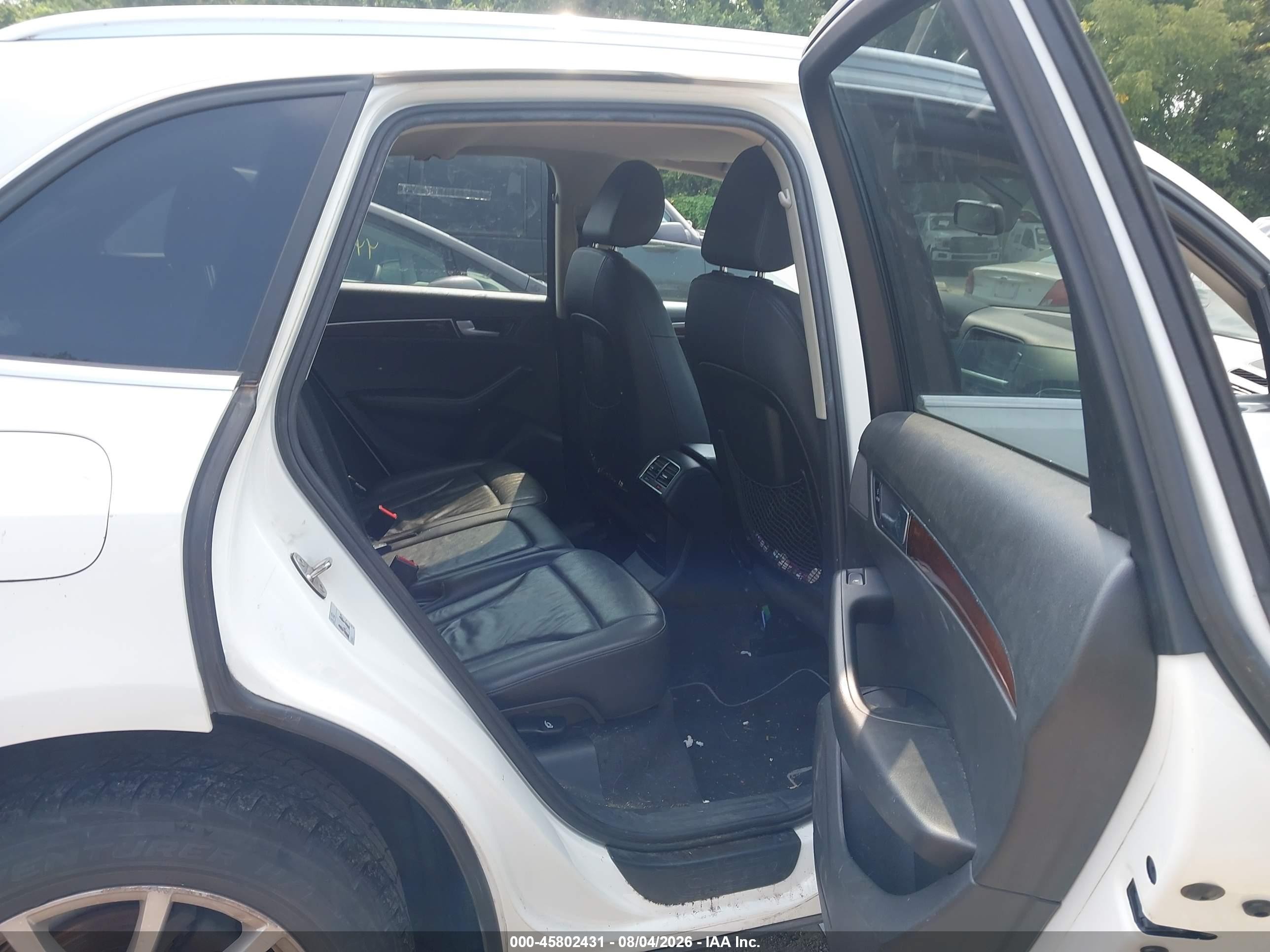 2012 Audi Q5 2.0t Premium White vin: WA1CFAFP0CA061475