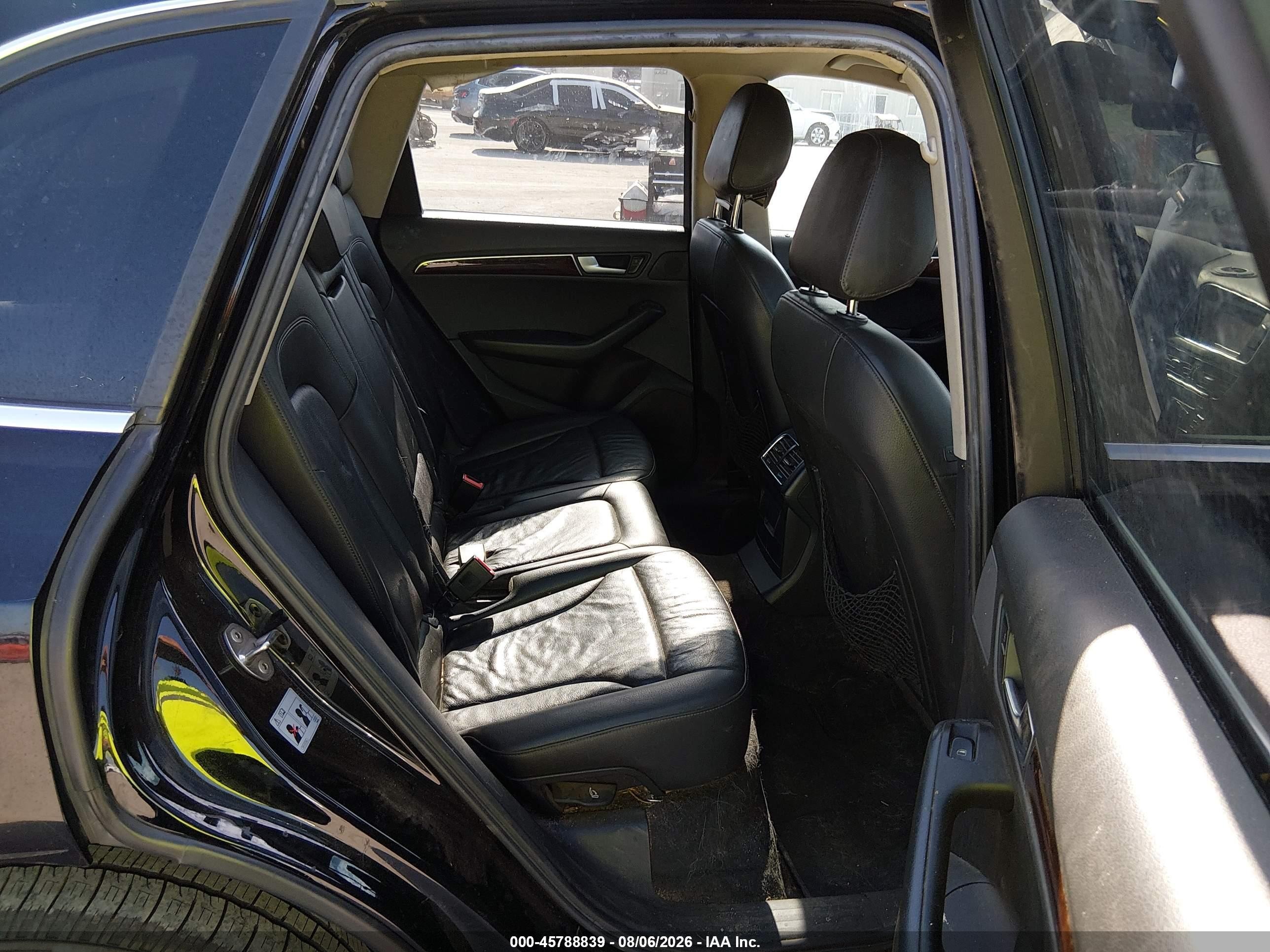 2012 Audi Q5 2.0t Premium Black vin: WA1CFAFP0CA124607