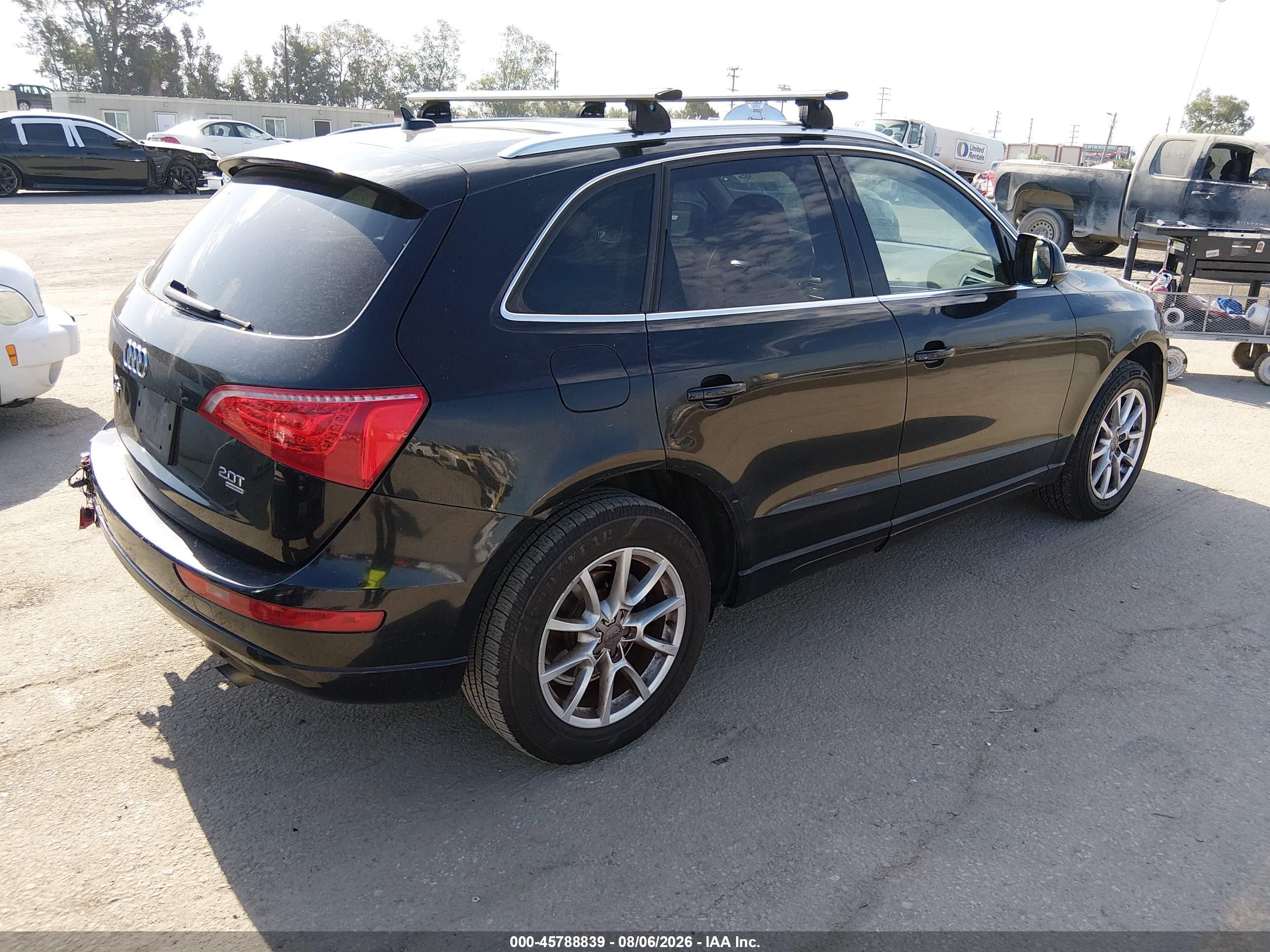 2012 Audi Q5 2.0t Premium Black vin: WA1CFAFP0CA124607