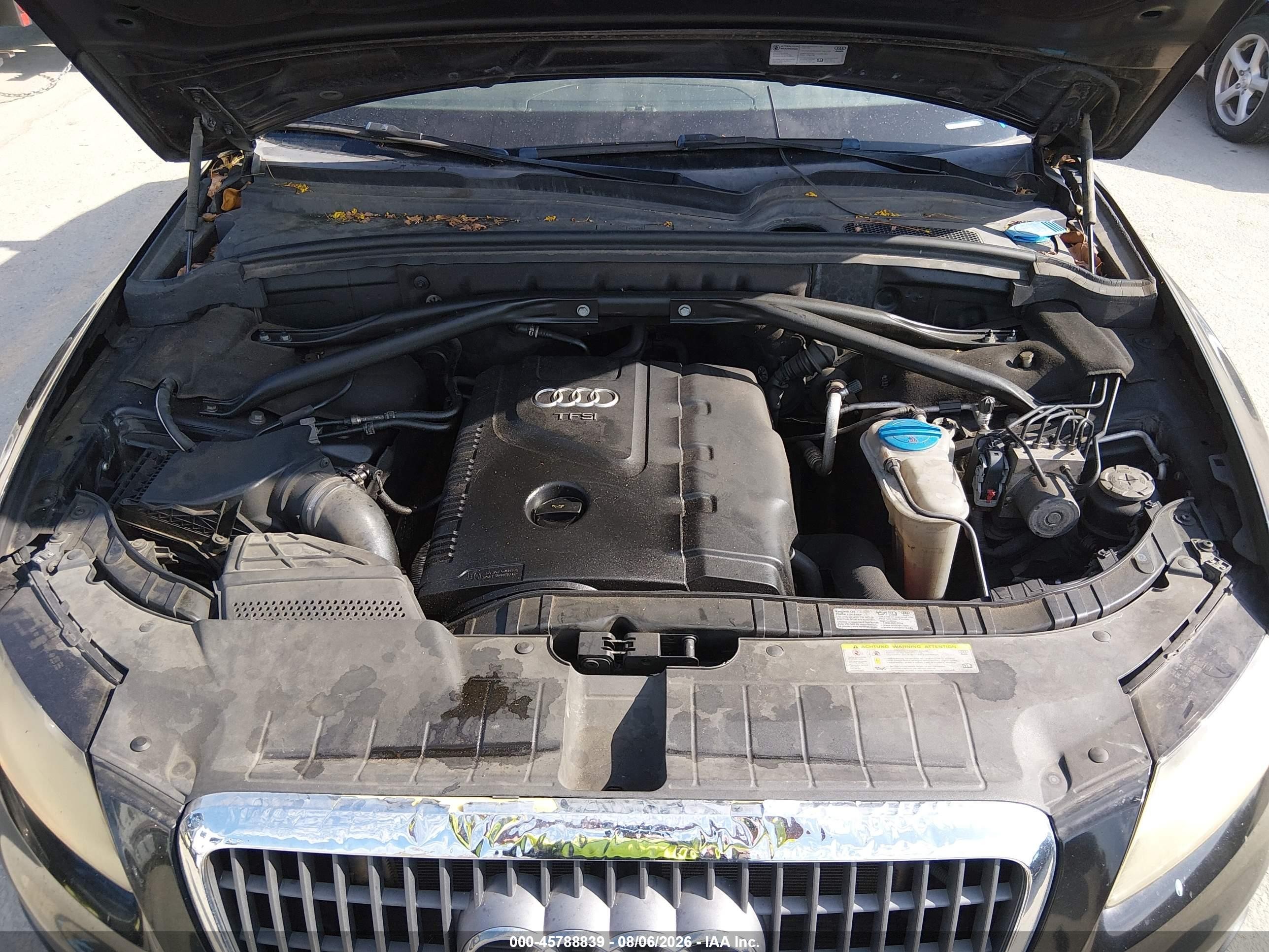2012 Audi Q5 2.0t Premium Black vin: WA1CFAFP0CA124607