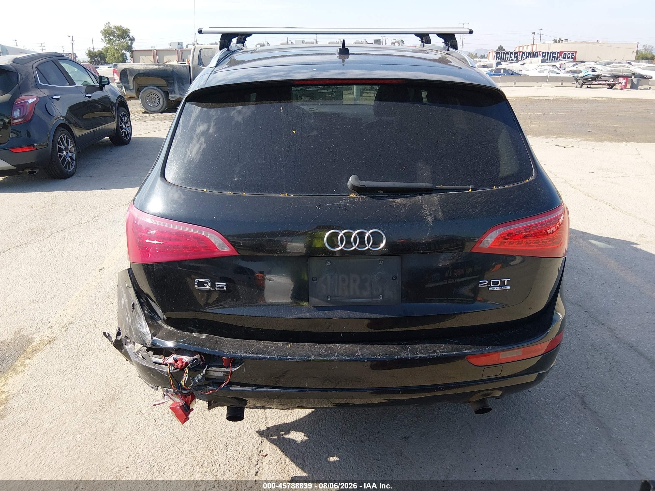 2012 Audi Q5 2.0t Premium Black vin: WA1CFAFP0CA124607