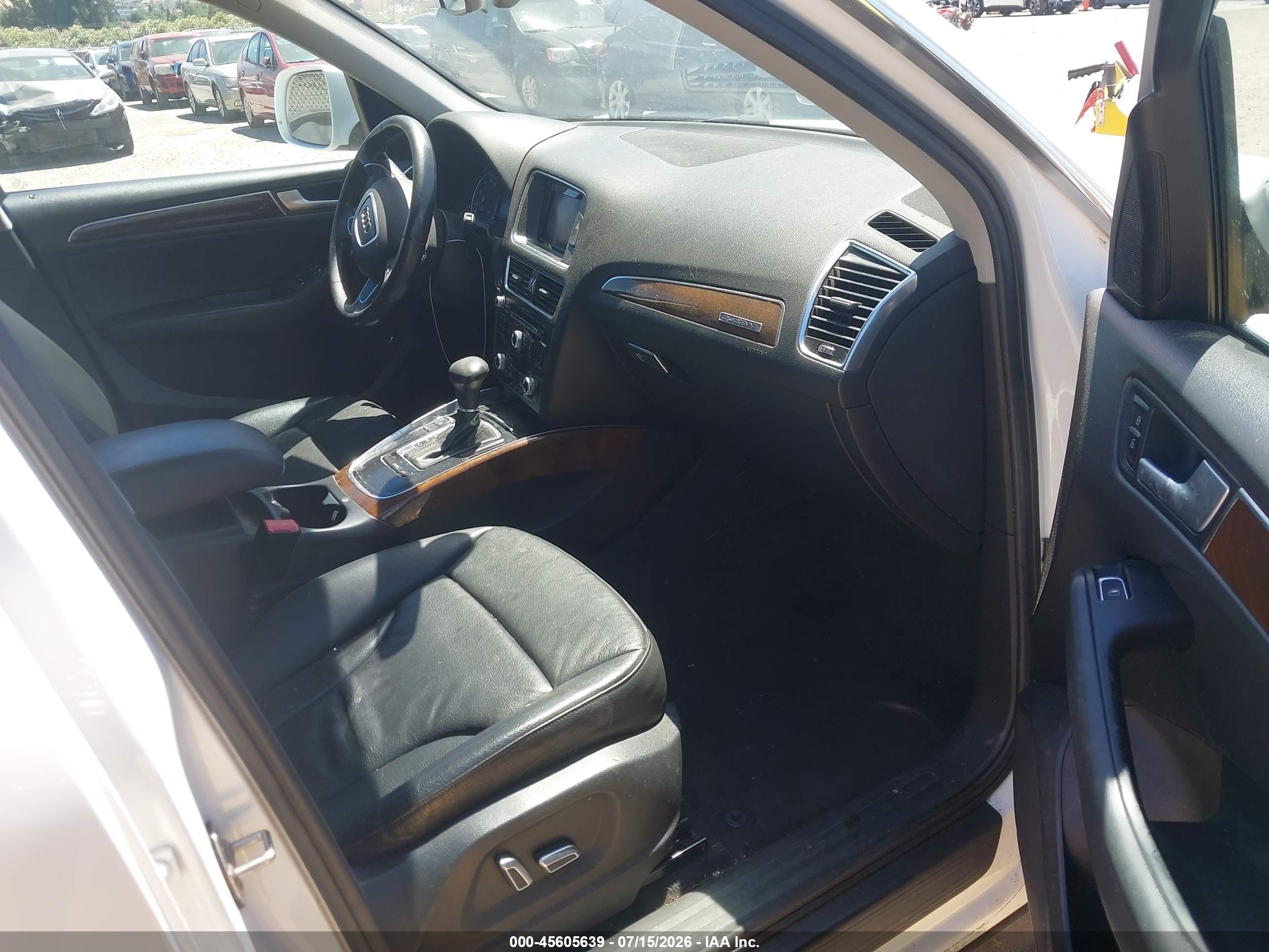 2015 Audi Q5 2.0t Premium White vin: WA1CFAFP0FA045801