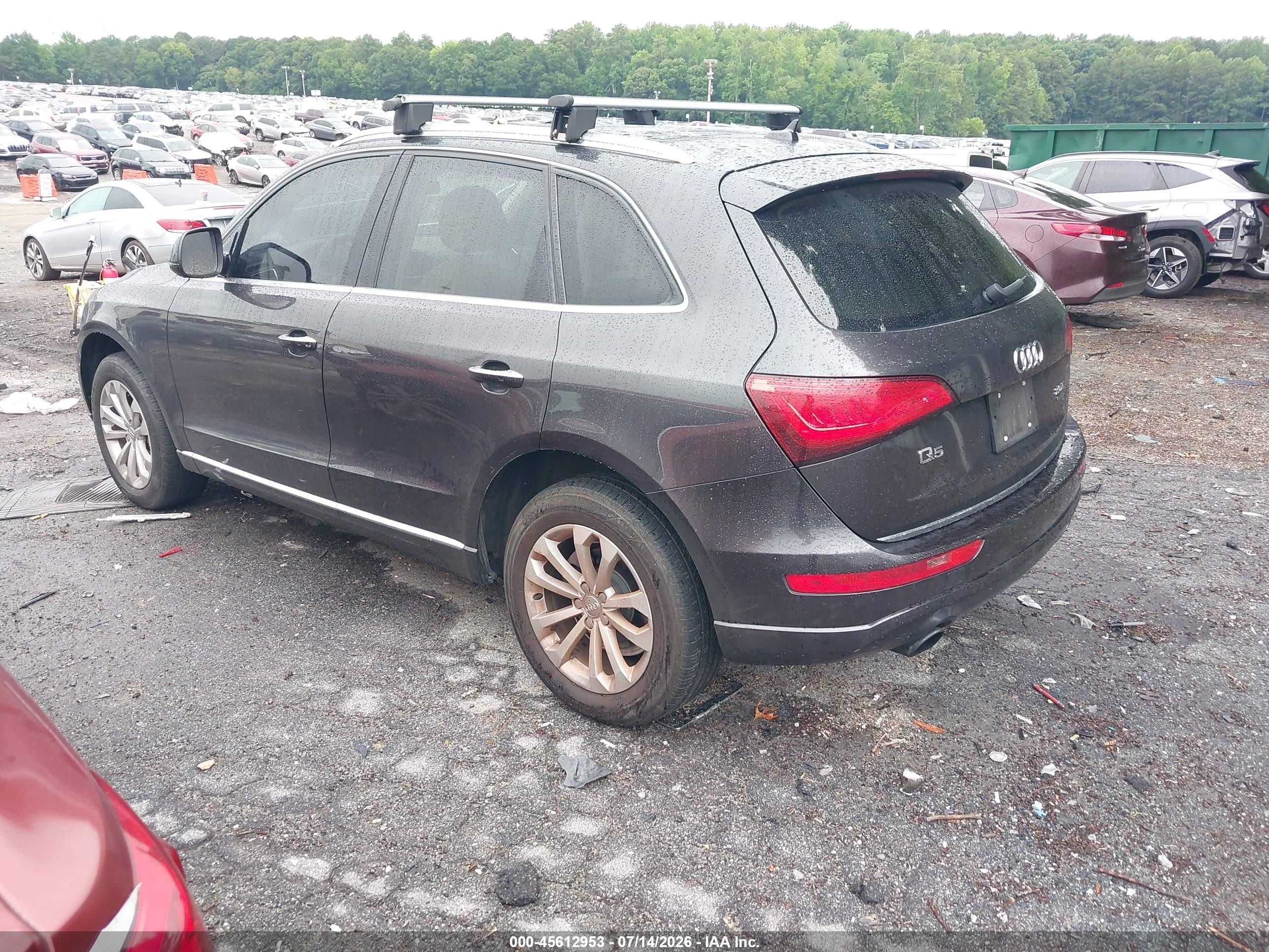 2015 Audi Q5 2.0t Premium Gray vin: WA1CFAFP0FA120142