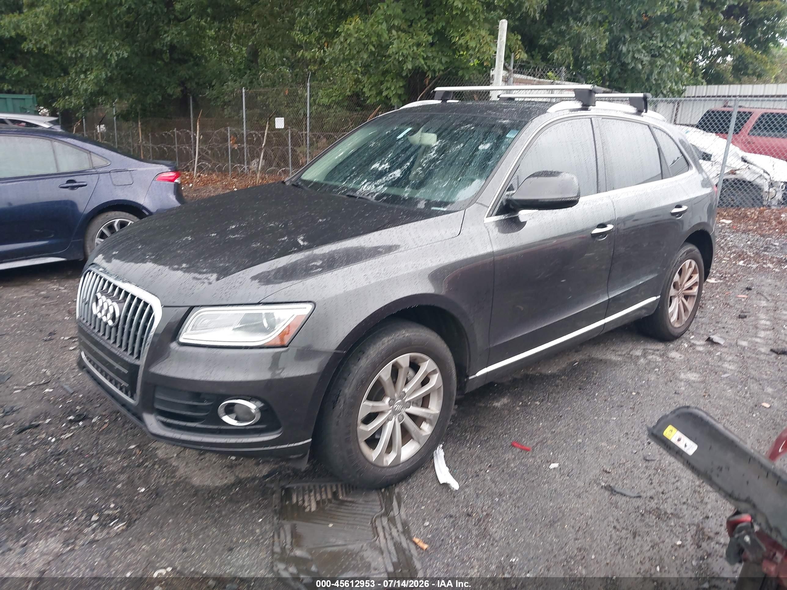 2015 Audi Q5 2.0t Premium Gray vin: WA1CFAFP0FA120142