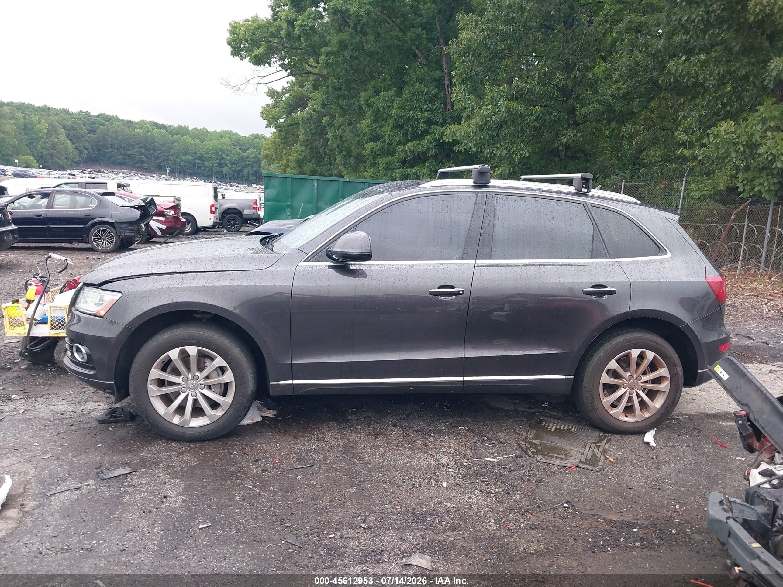 2015 Audi Q5 2.0t Premium Gray vin: WA1CFAFP0FA120142