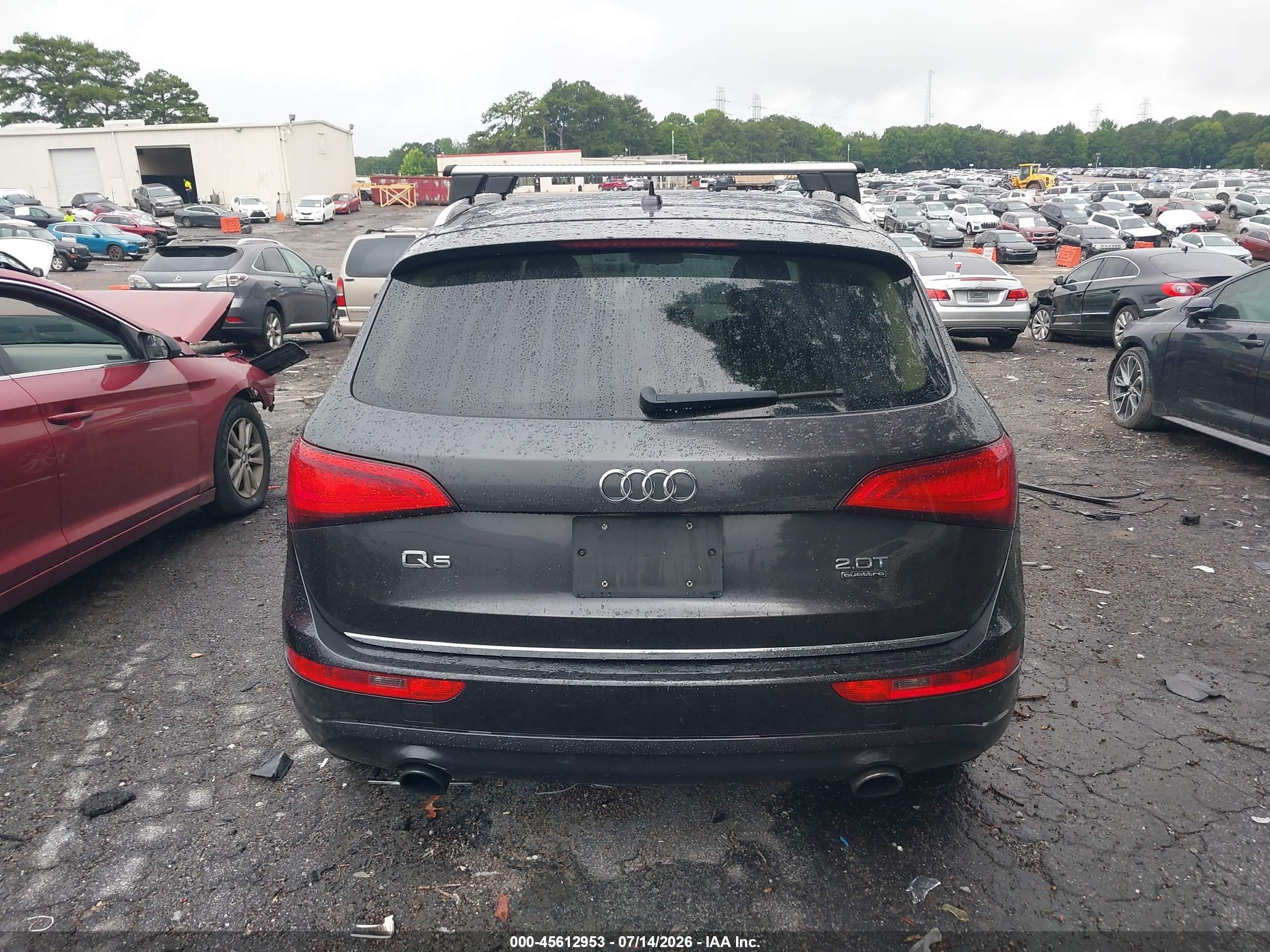 2015 Audi Q5 2.0t Premium Gray vin: WA1CFAFP0FA120142