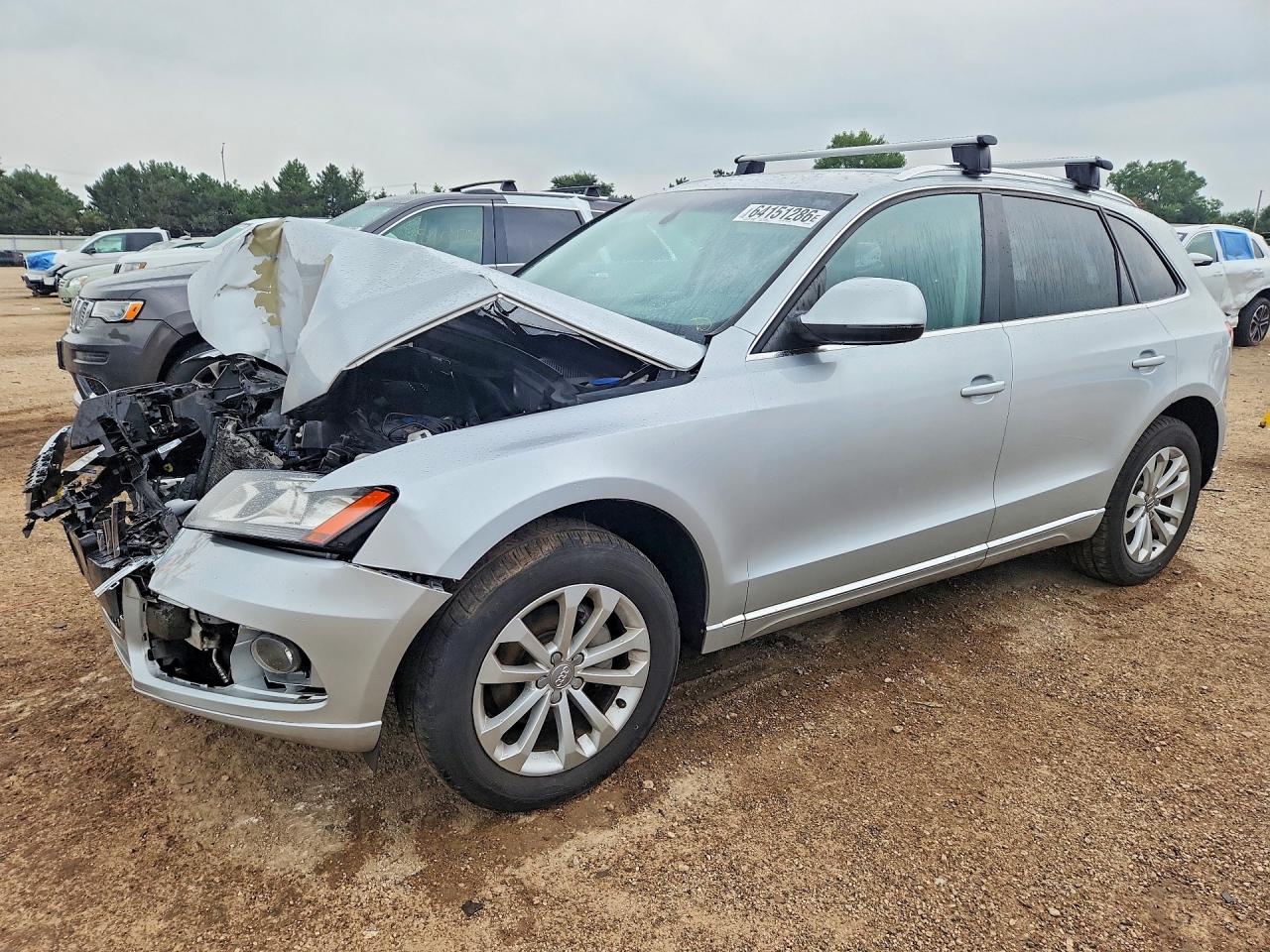 2013 Audi Q5 Premium Silver vin: WA1CFAFP1DA034979