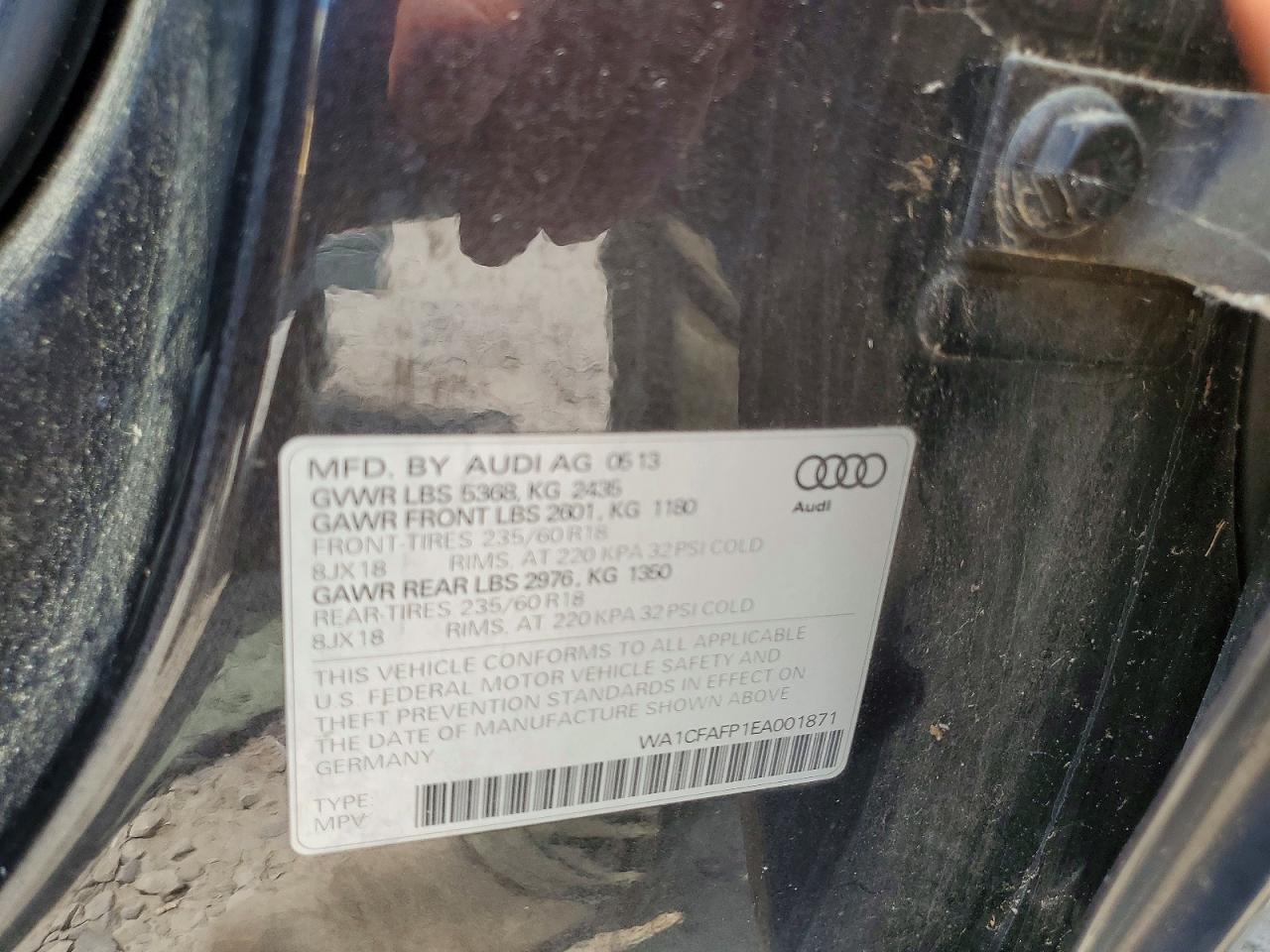 2014 Audi Q5 Premium Gray vin: WA1CFAFP1EA001871