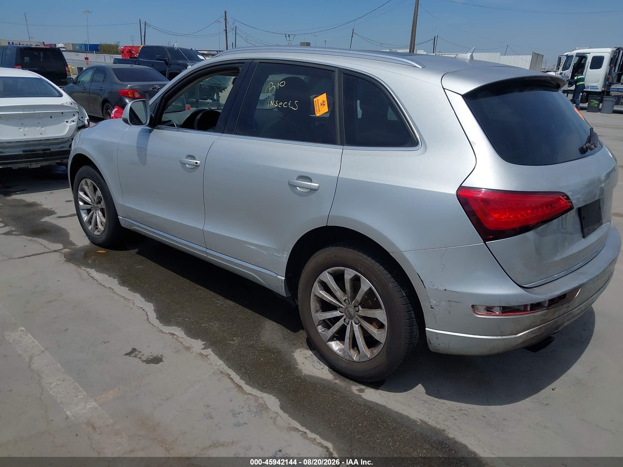 2014 Audi Q5 2.0t Premium Silver vin: WA1CFAFP1EA043134