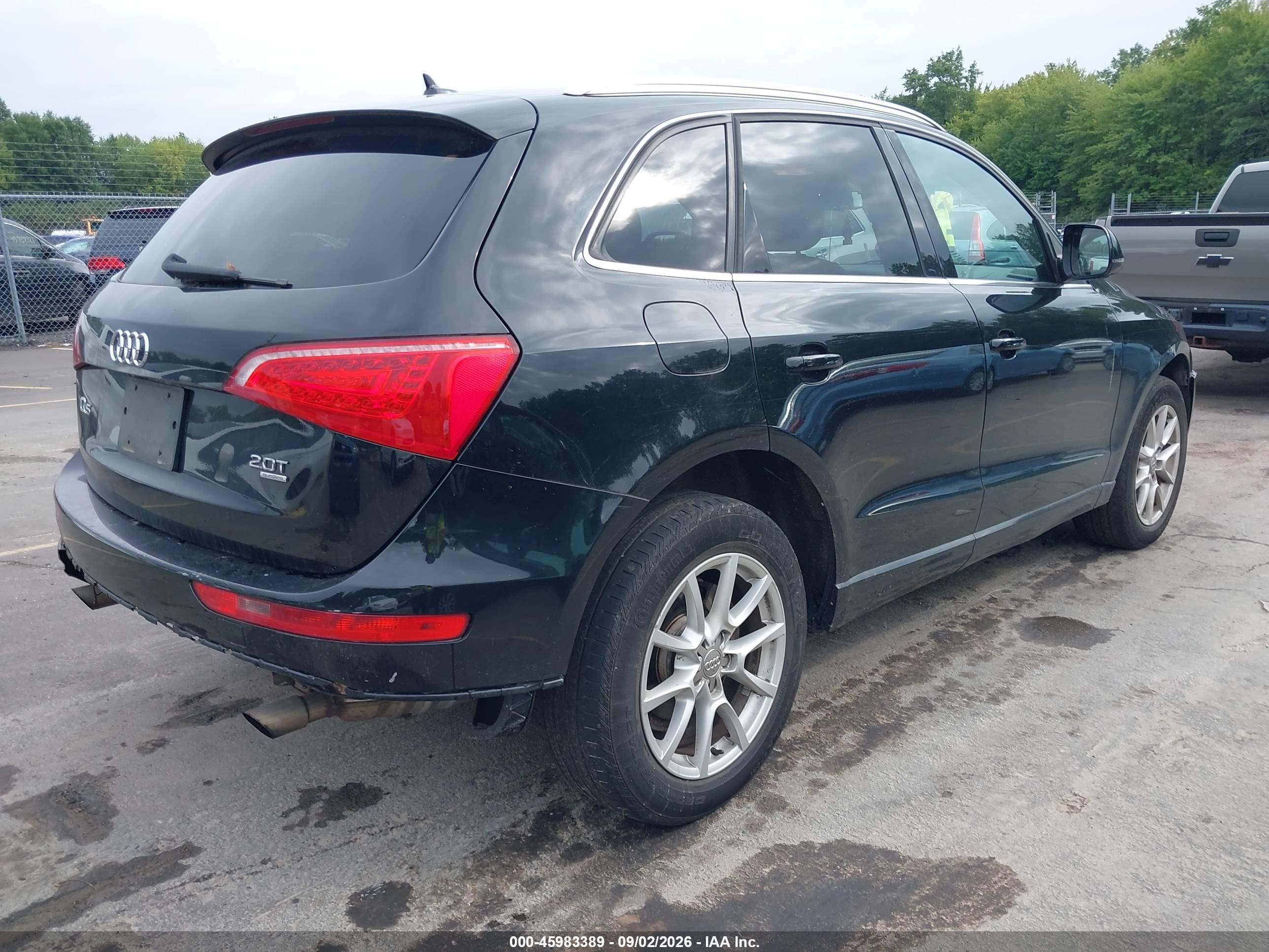 2011 Audi Q5 2.0t Premium Black vin: WA1CFAFP2BA018223