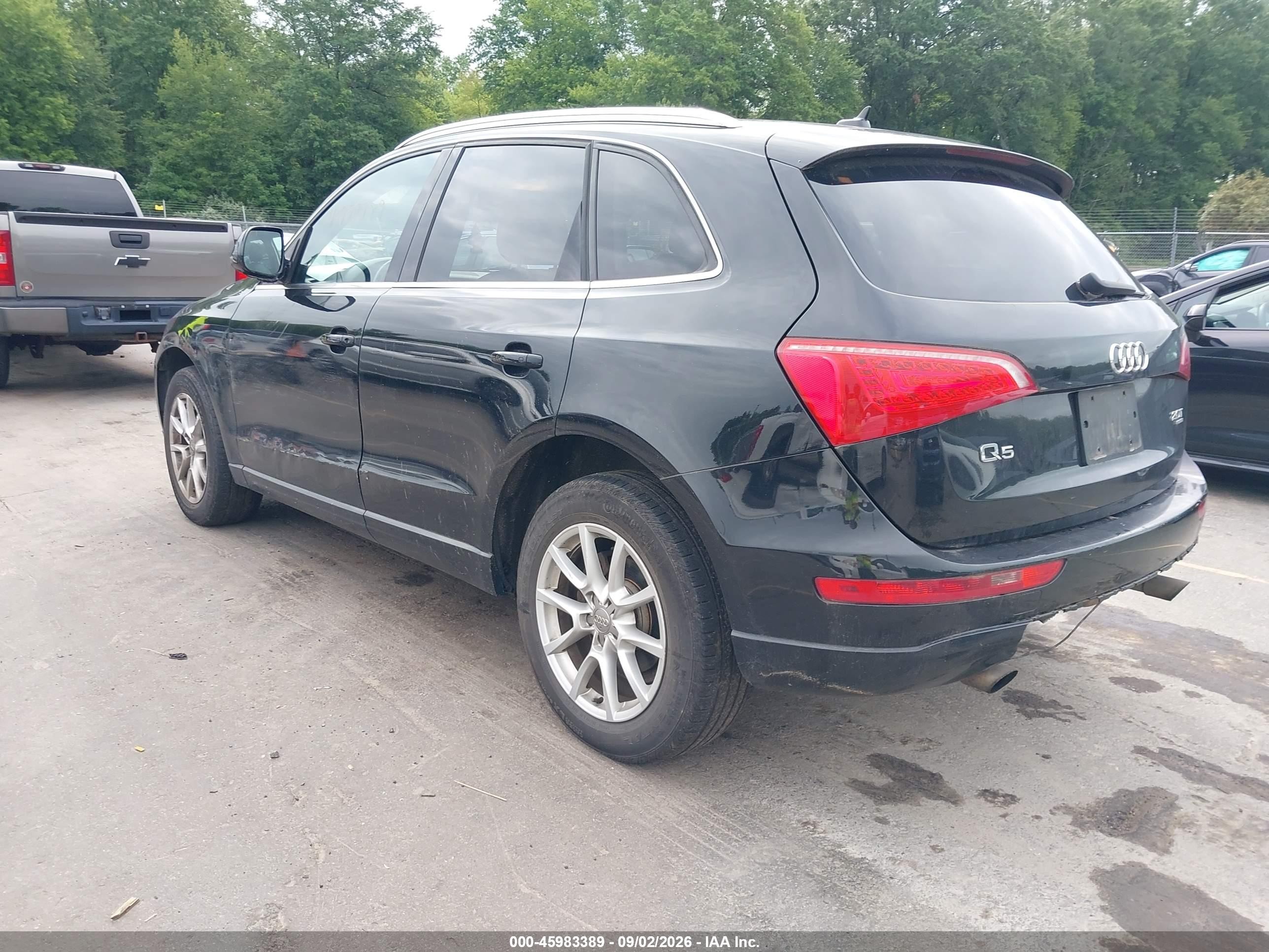 2011 Audi Q5 2.0t Premium Black vin: WA1CFAFP2BA018223