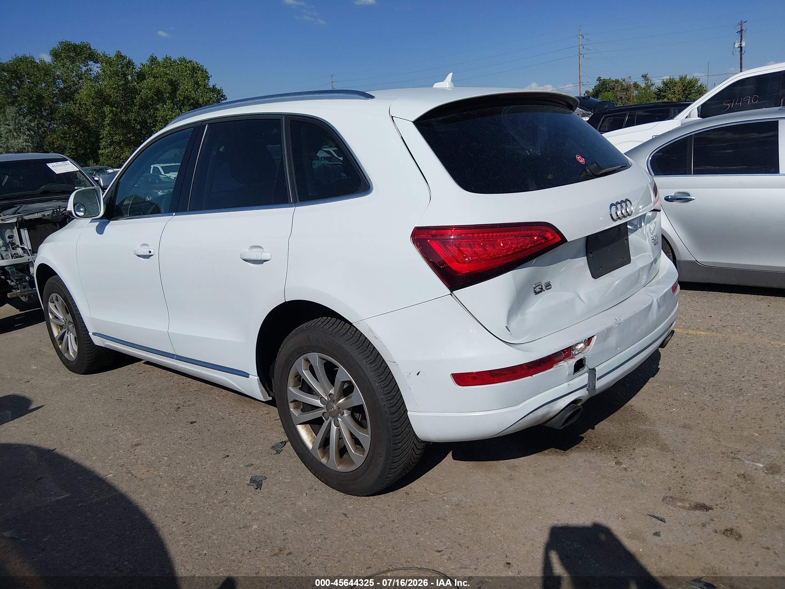 2013 Audi Q5 2.0t Premium White vin: WA1CFAFP2DA067795
