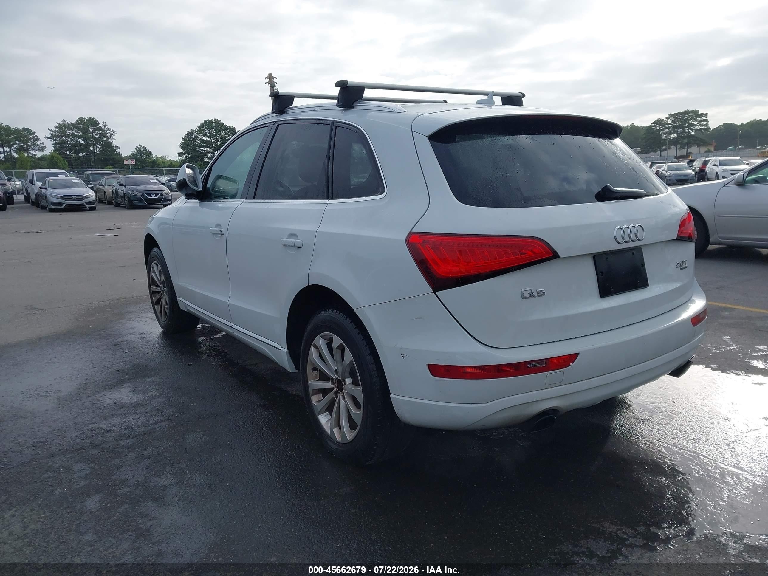 2013 Audi Q5 2.0t Premium White vin: WA1CFAFP3DA041674