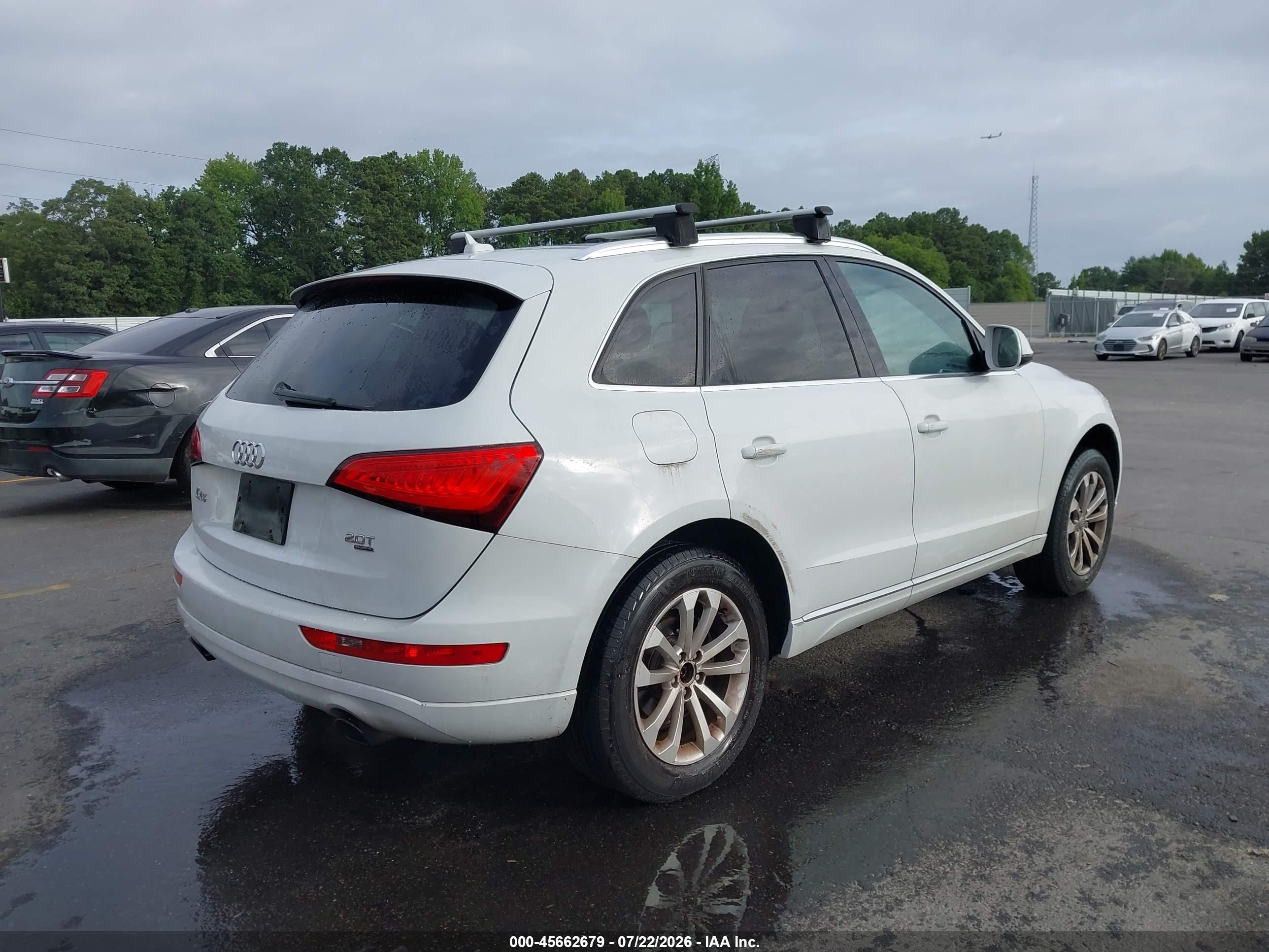 2013 Audi Q5 2.0t Premium White vin: WA1CFAFP3DA041674