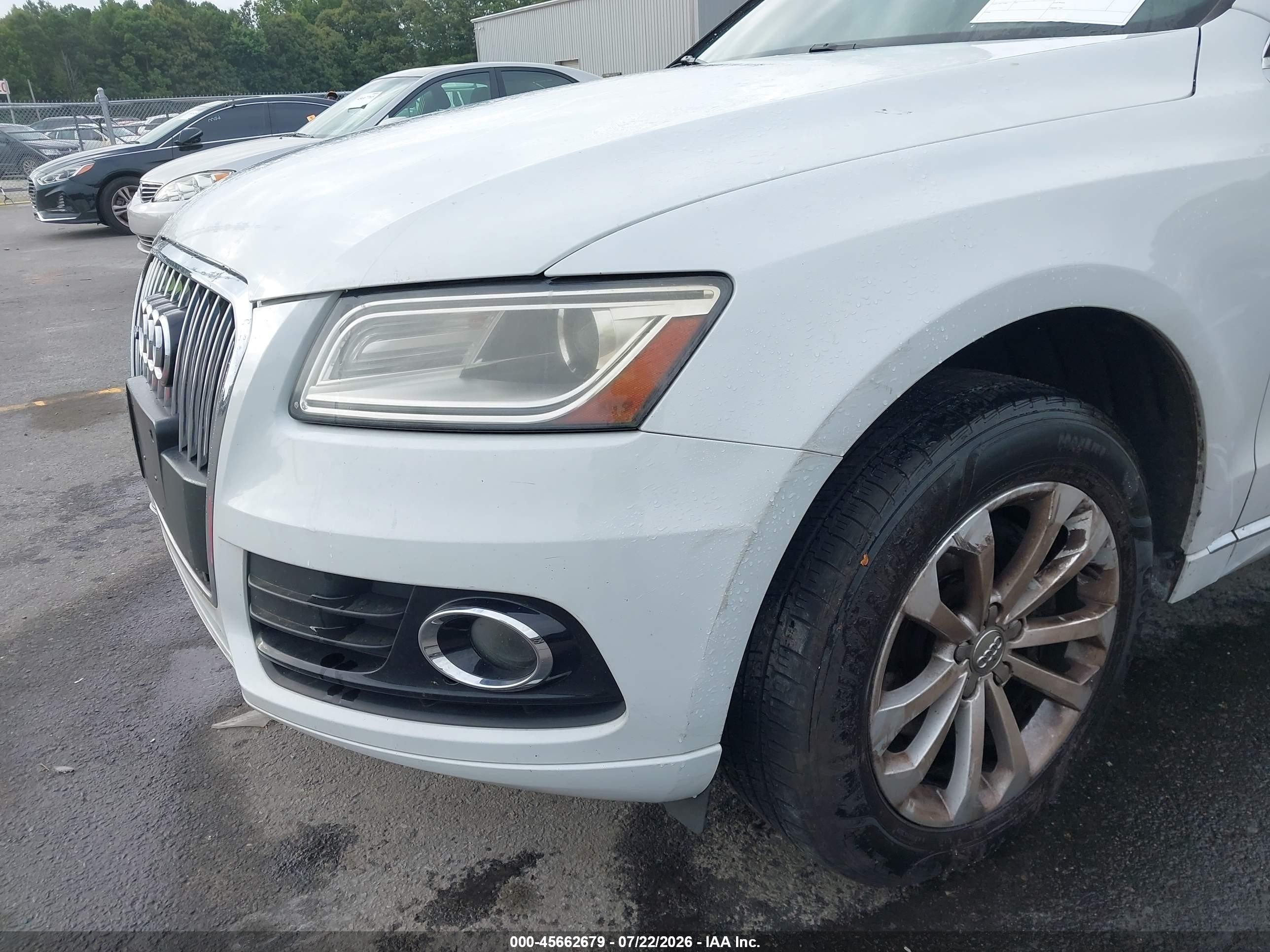 2013 Audi Q5 2.0t Premium White vin: WA1CFAFP3DA041674