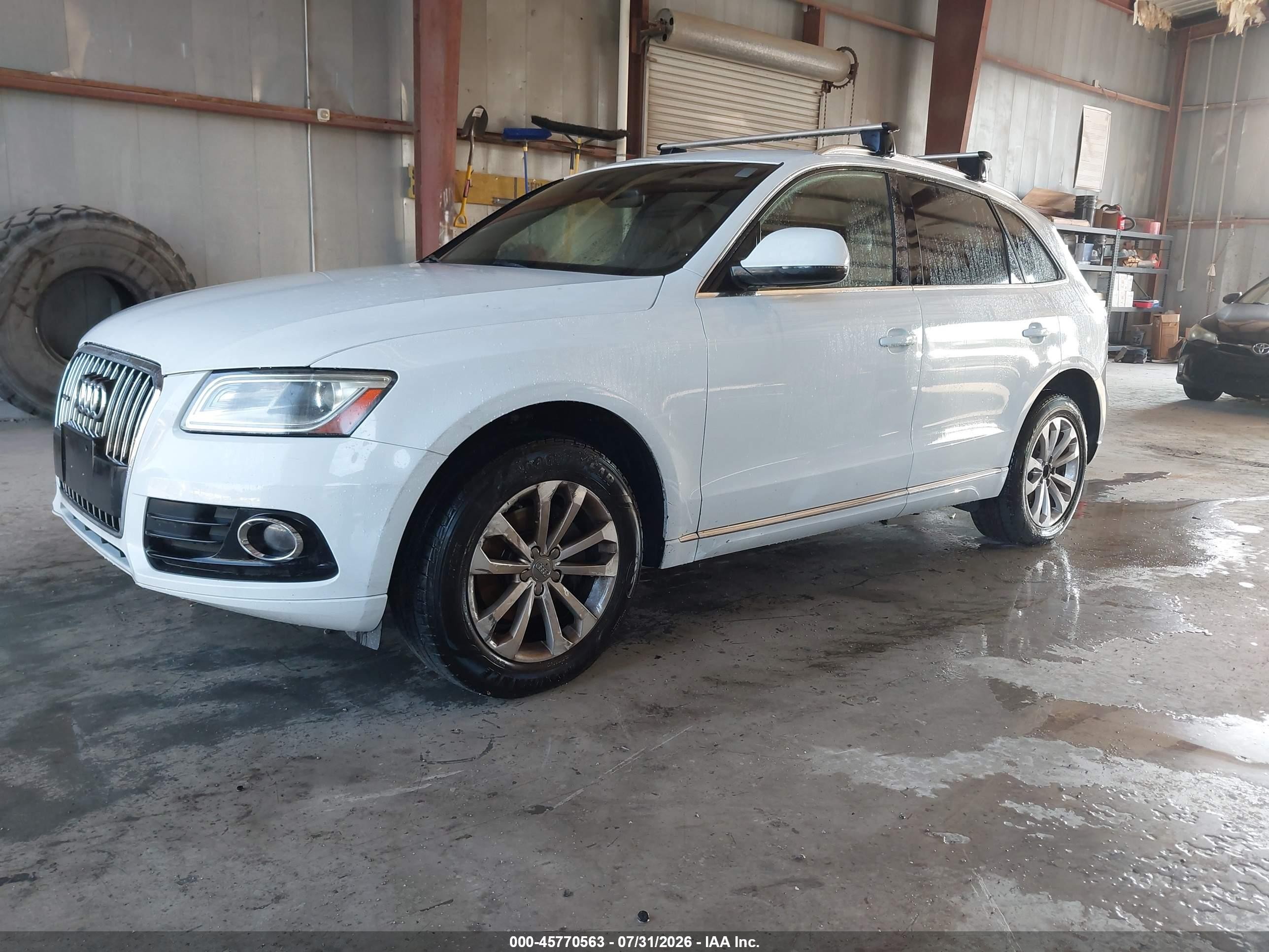 2013 Audi Q5 2.0t Premium White vin: WA1CFAFP3DA041674