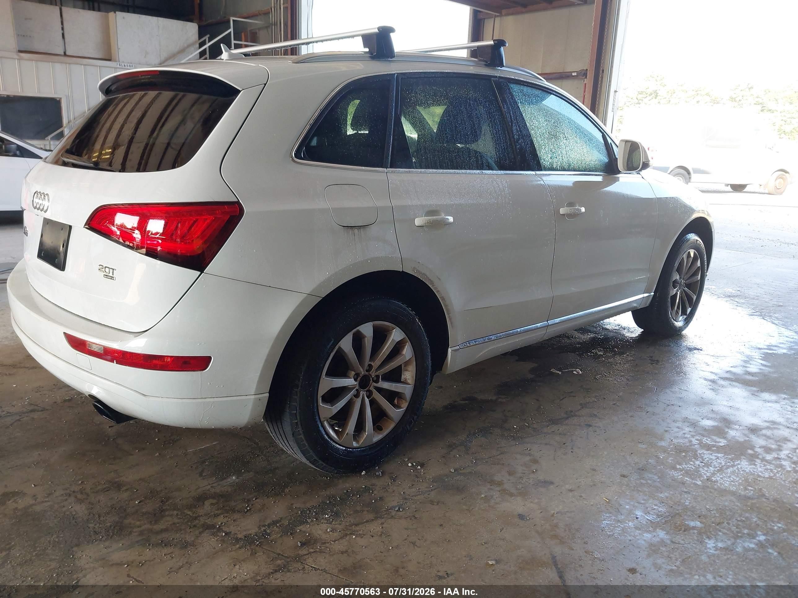 2013 Audi Q5 2.0t Premium White vin: WA1CFAFP3DA041674