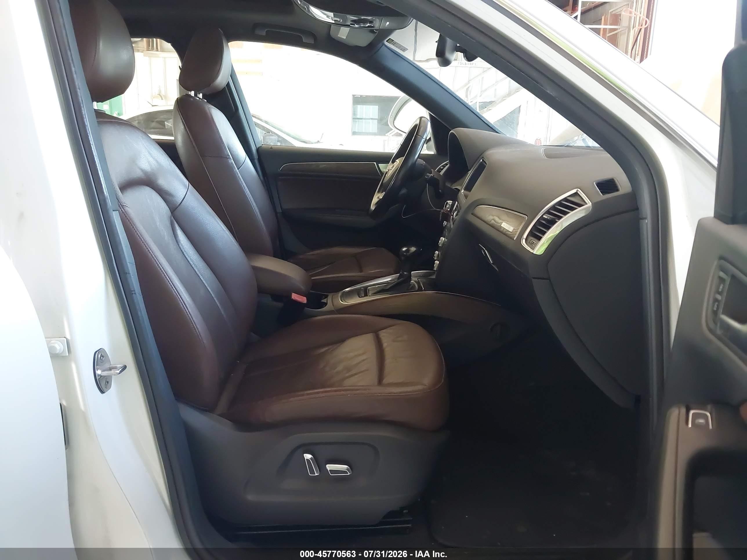 2013 Audi Q5 2.0t Premium White vin: WA1CFAFP3DA041674