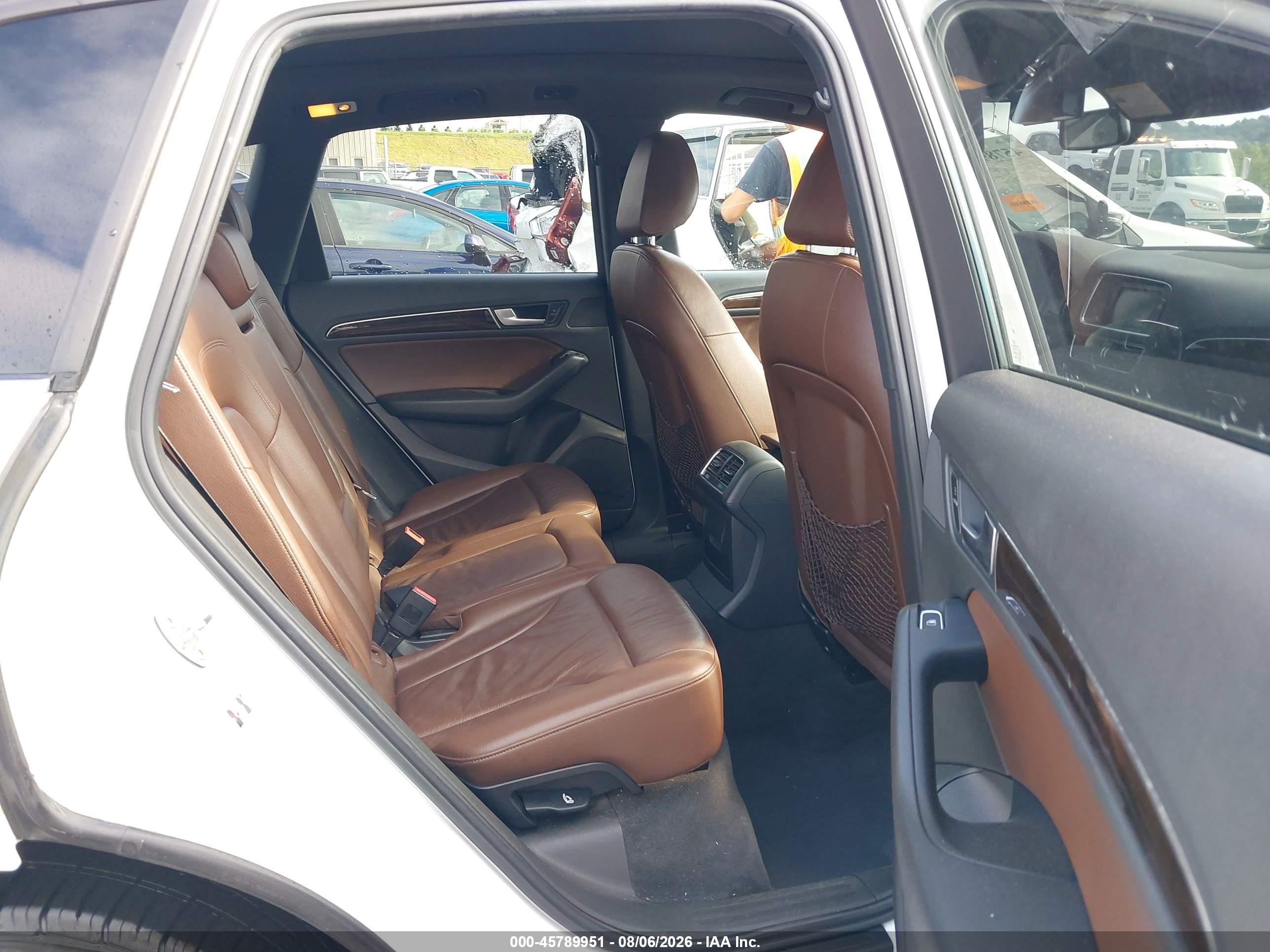 2013 Audi Q5 2.0t Premium White vin: WA1CFAFP3DA089353