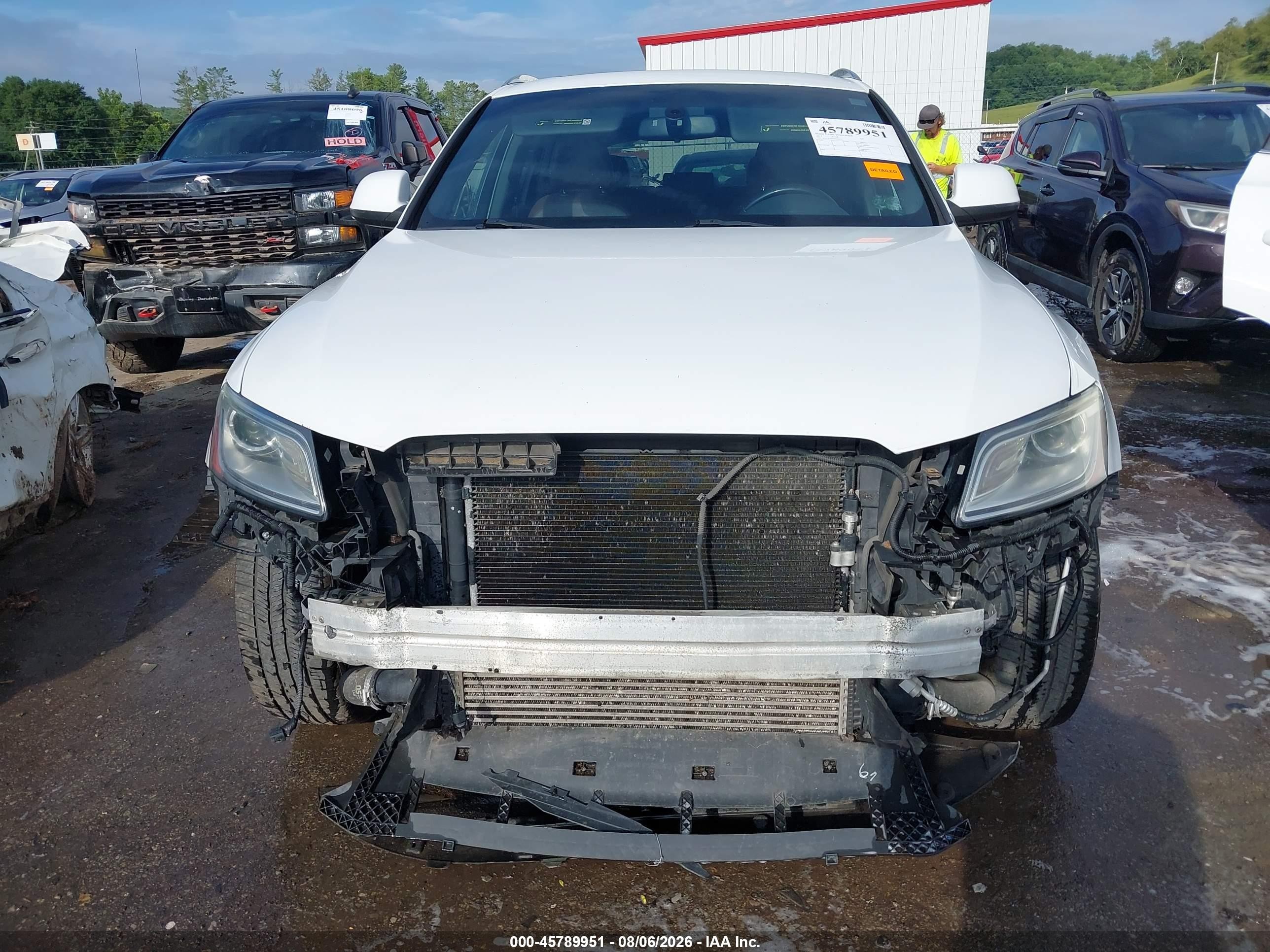 2013 Audi Q5 2.0t Premium White vin: WA1CFAFP3DA089353