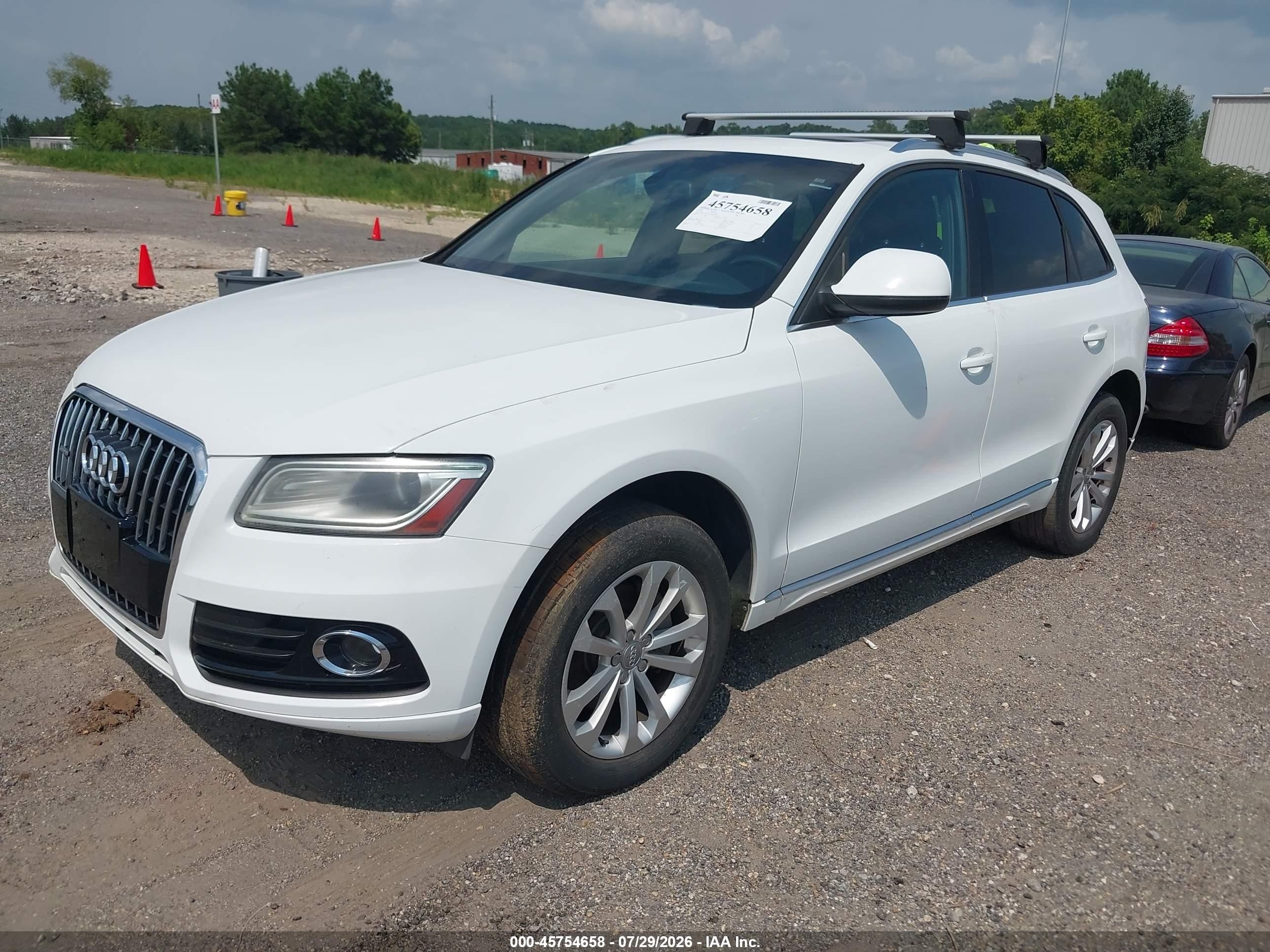 2014 Audi Q5 2.0t Premium White vin: WA1CFAFP3EA007283