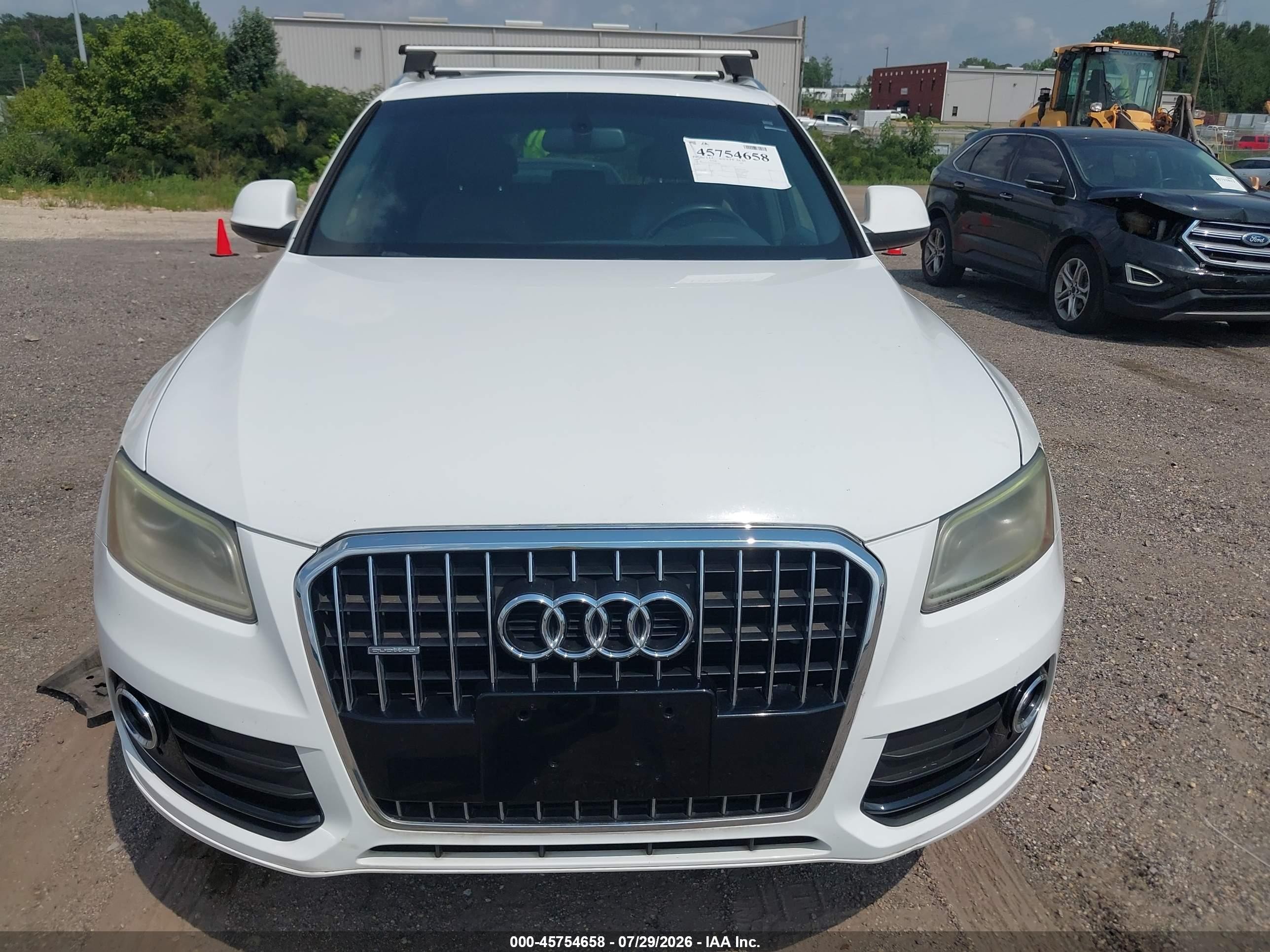 2014 Audi Q5 2.0t Premium White vin: WA1CFAFP3EA007283