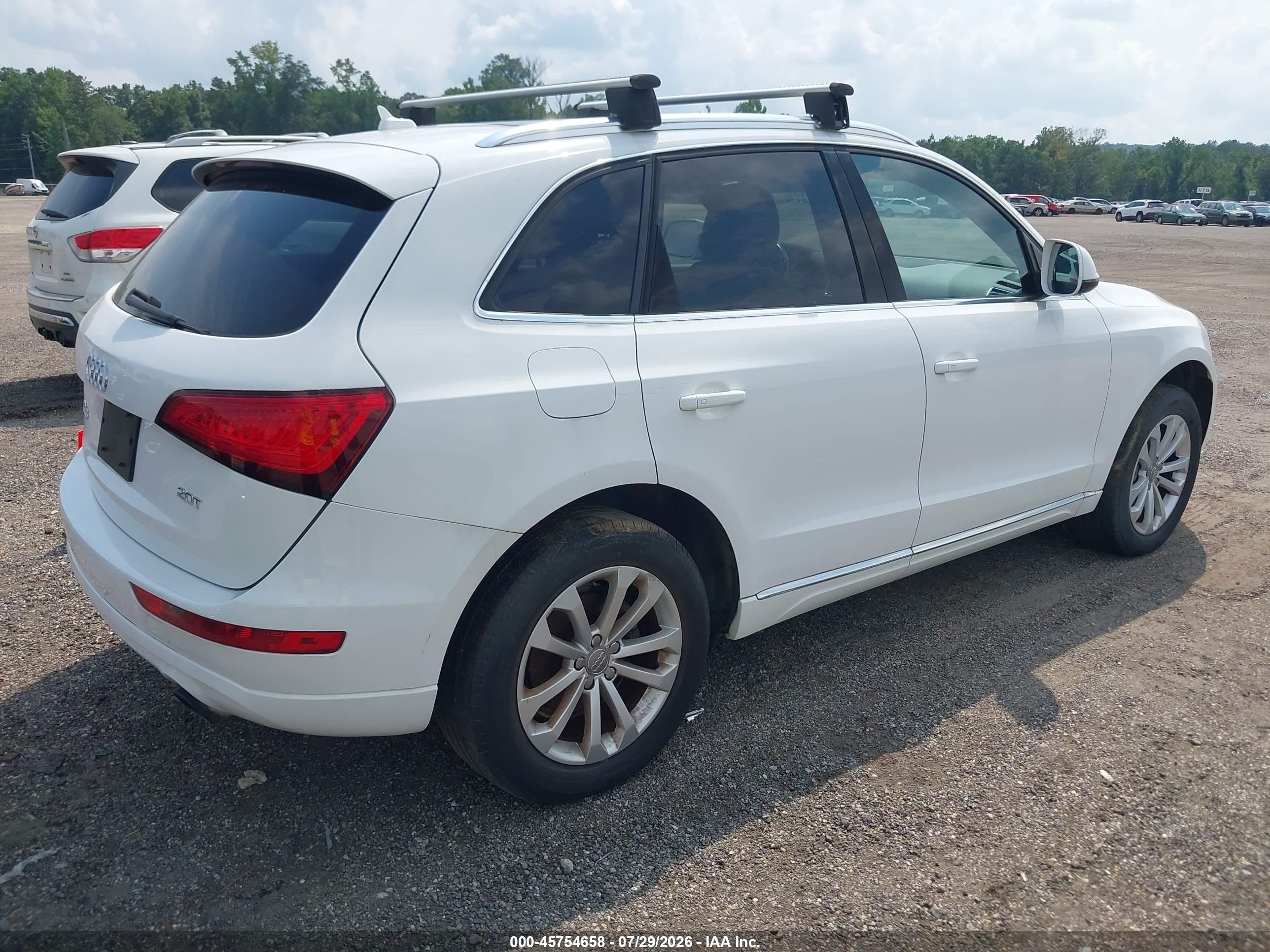 2014 Audi Q5 2.0t Premium White vin: WA1CFAFP3EA007283