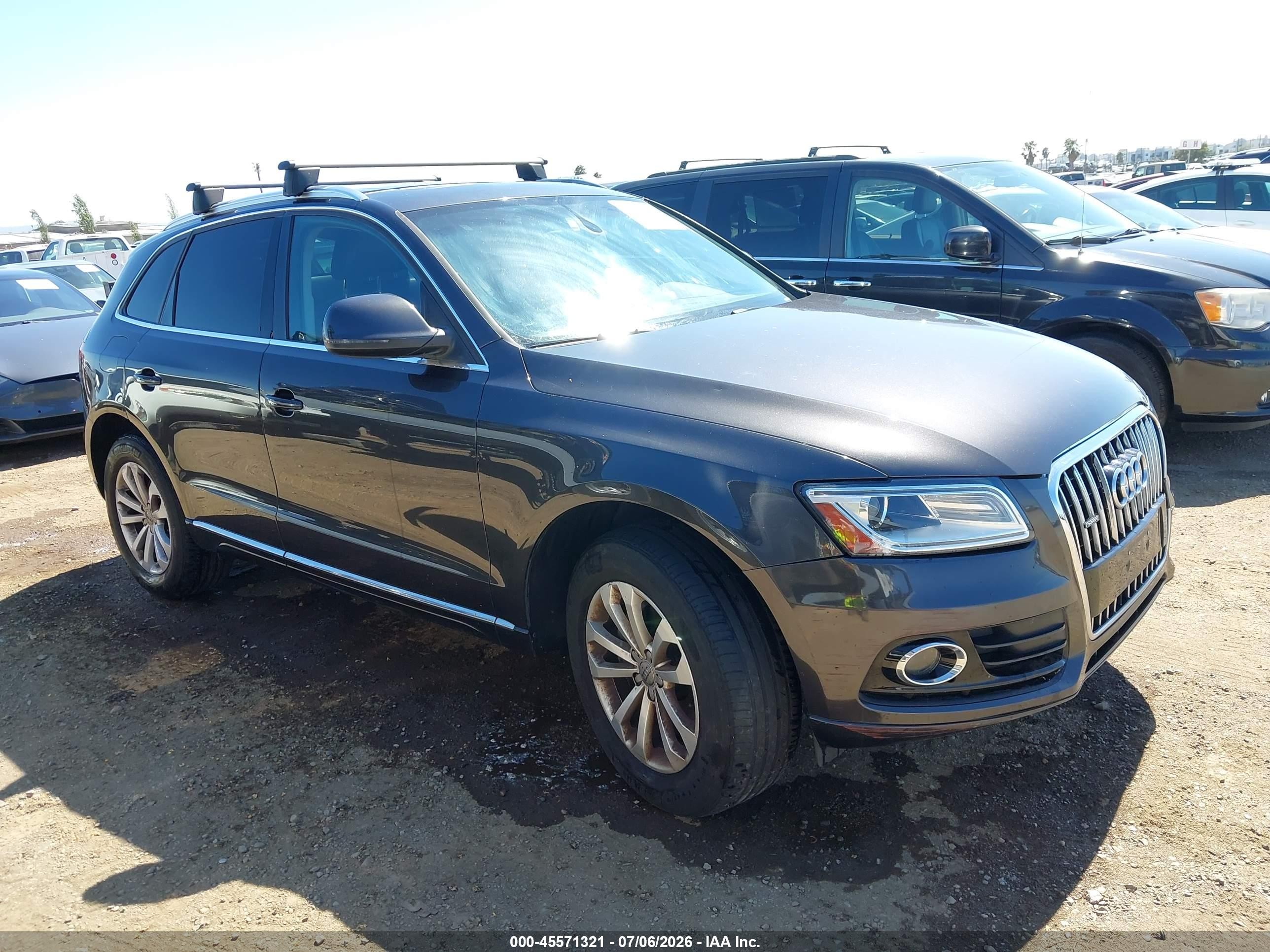 2014 Audi Q5 2.0t Premium Gray vin: WA1CFAFP3EA125253