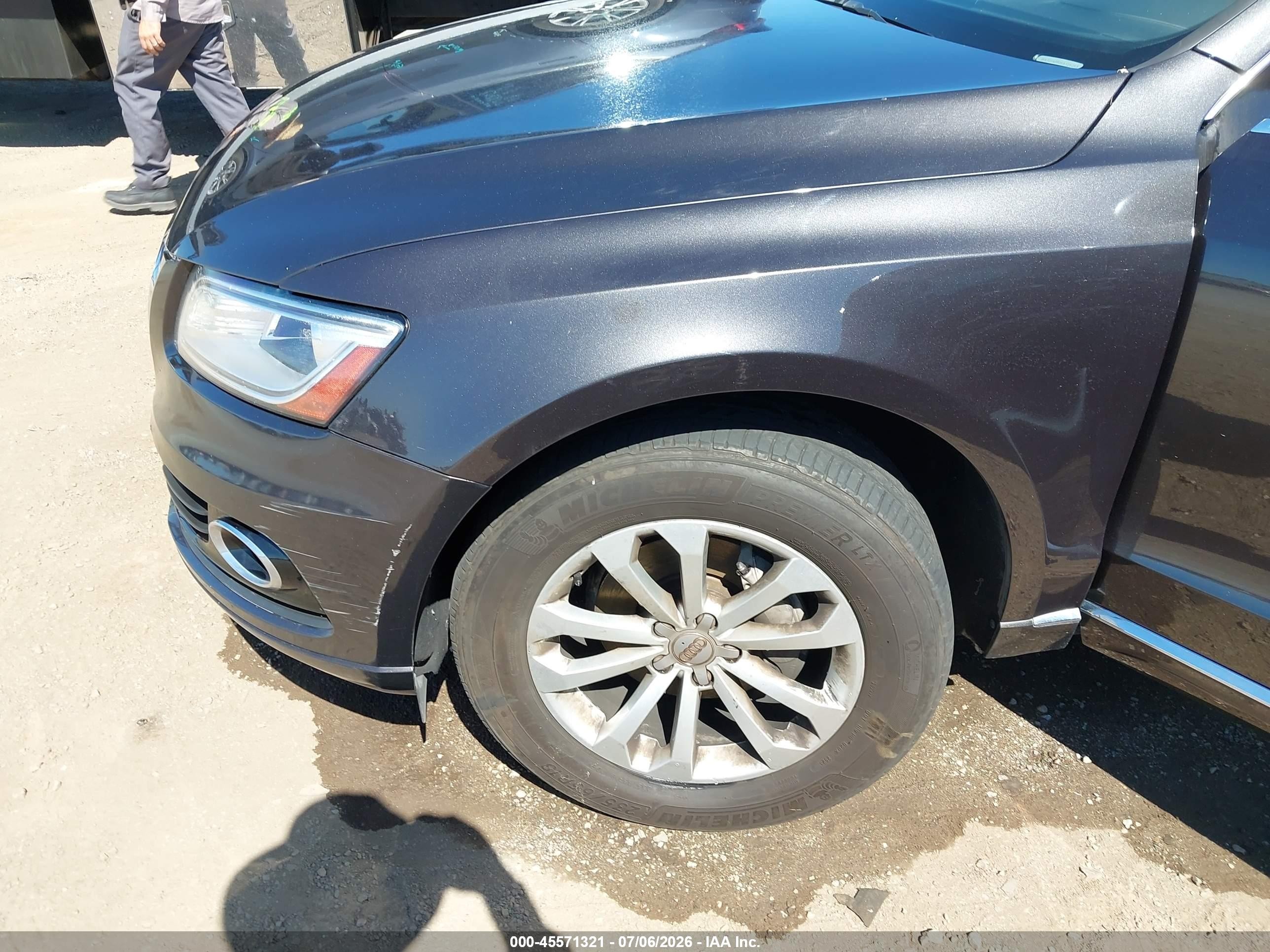 2014 Audi Q5 2.0t Premium Gray vin: WA1CFAFP3EA125253