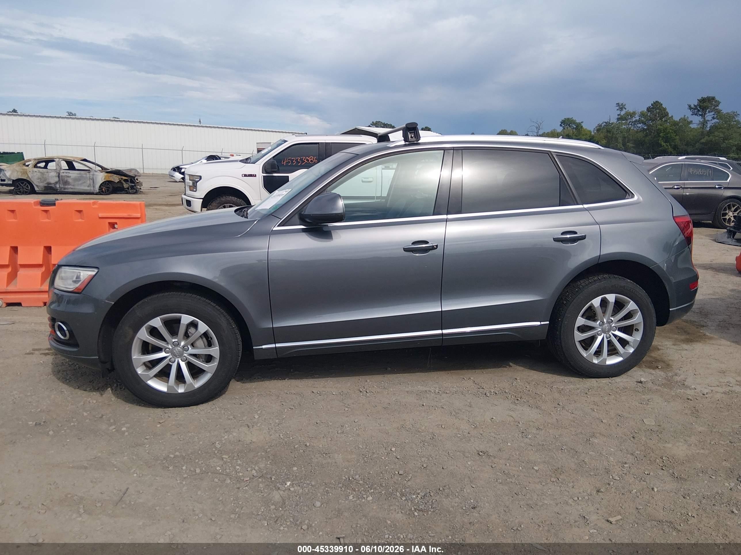2015 Audi Q5 2.0t Premium Gray vin: WA1CFAFP3FA052628