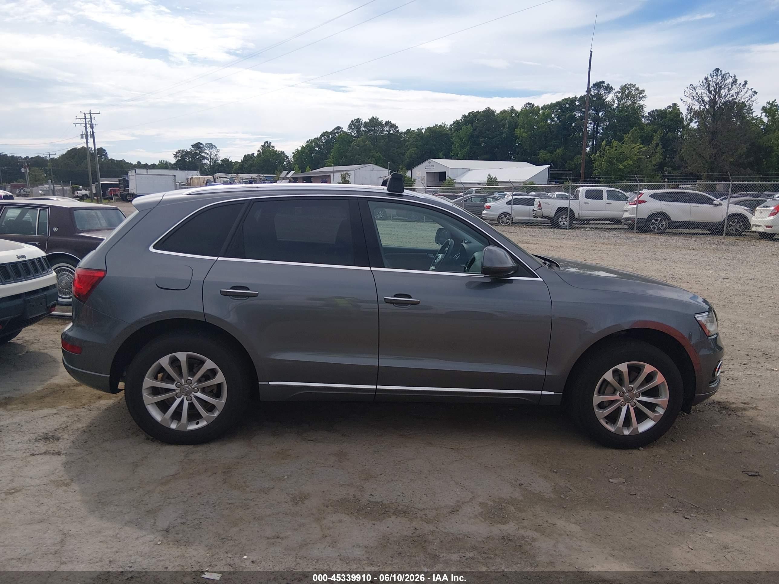 2015 Audi Q5 2.0t Premium Gray vin: WA1CFAFP3FA052628