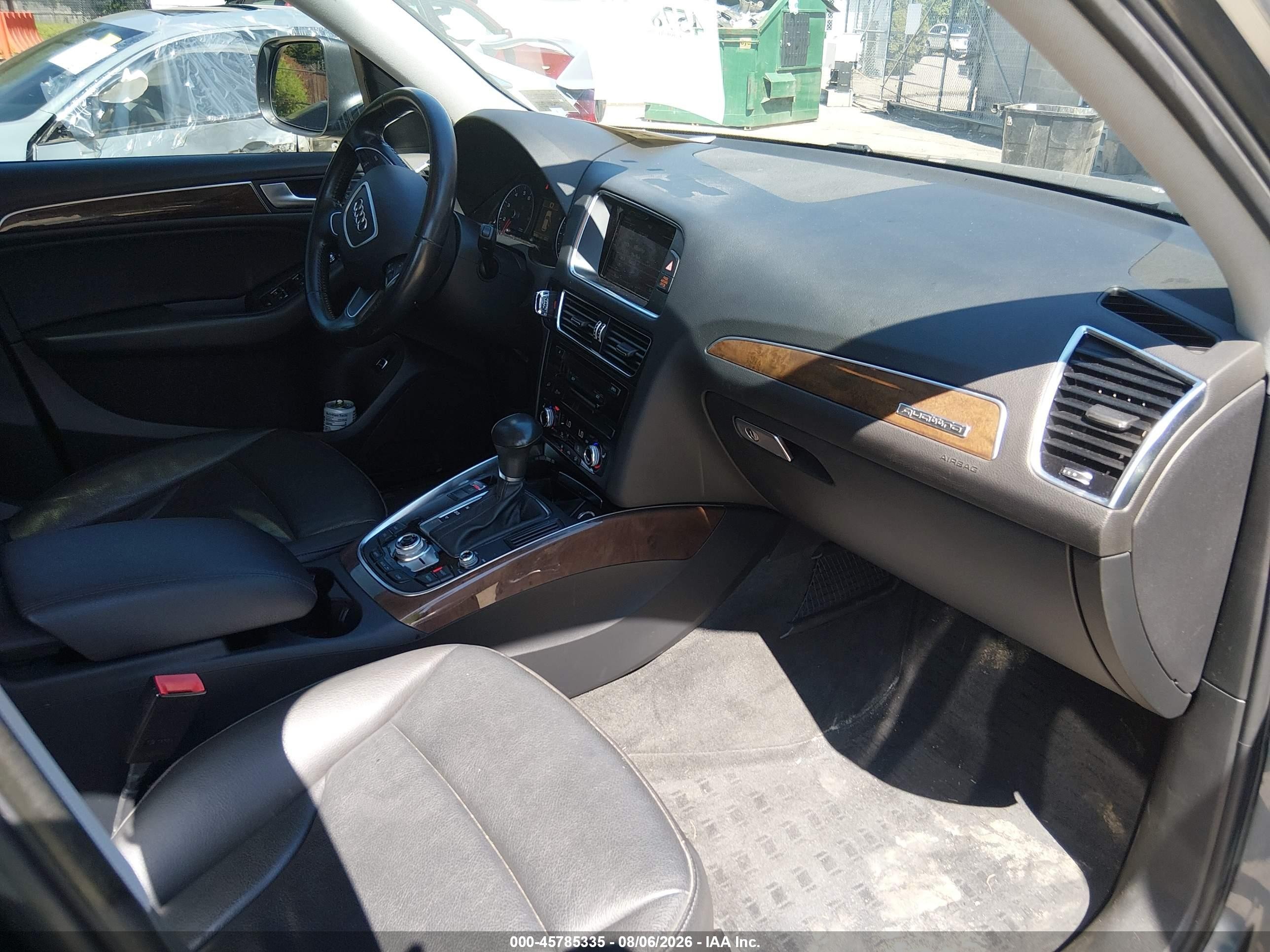 2015 Audi Q5 2.0t Premium Gray vin: WA1CFAFP3FA052872