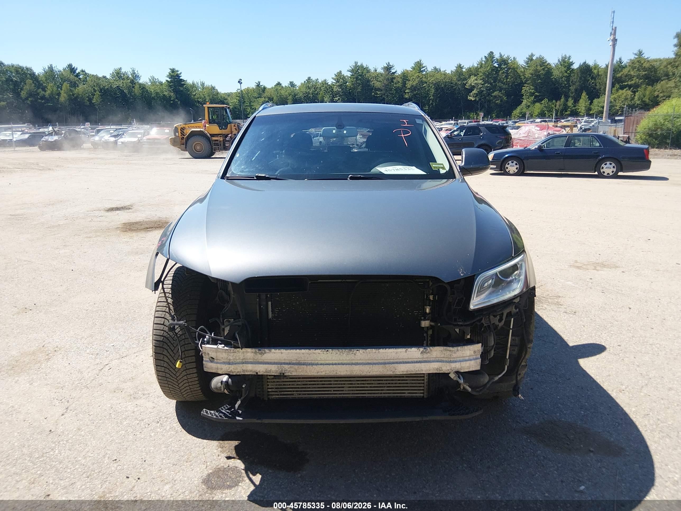 2015 Audi Q5 2.0t Premium Gray vin: WA1CFAFP3FA052872