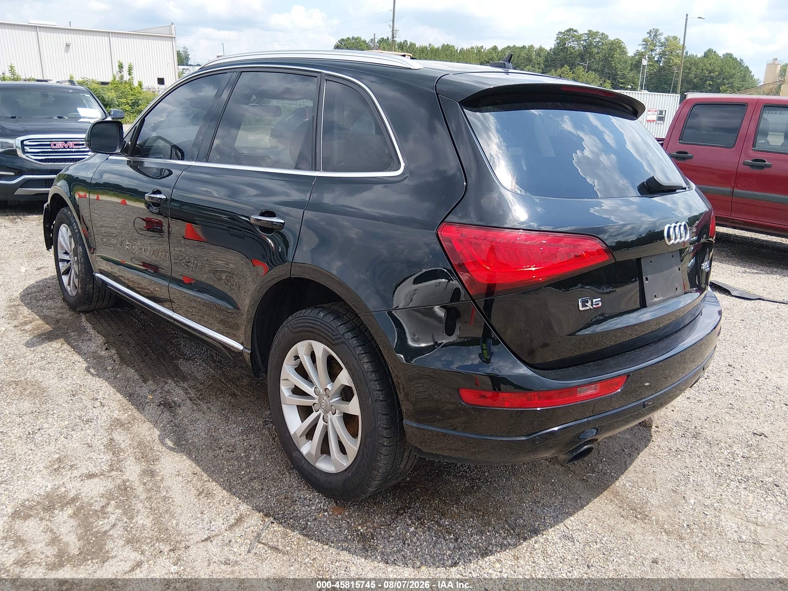 2015 Audi Q5 2.0t Premium Черный vin: WA1CFAFP3FA059465