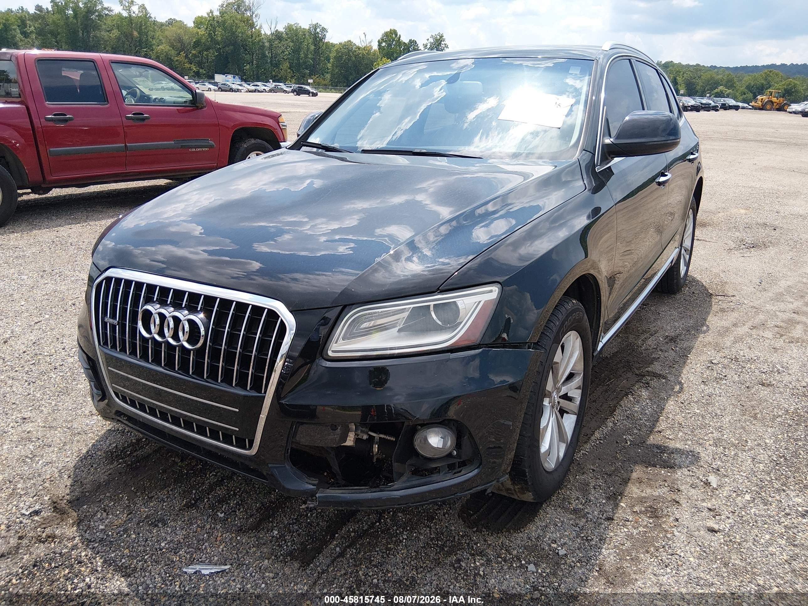 2015 Audi Q5 2.0t Premium Черный vin: WA1CFAFP3FA059465