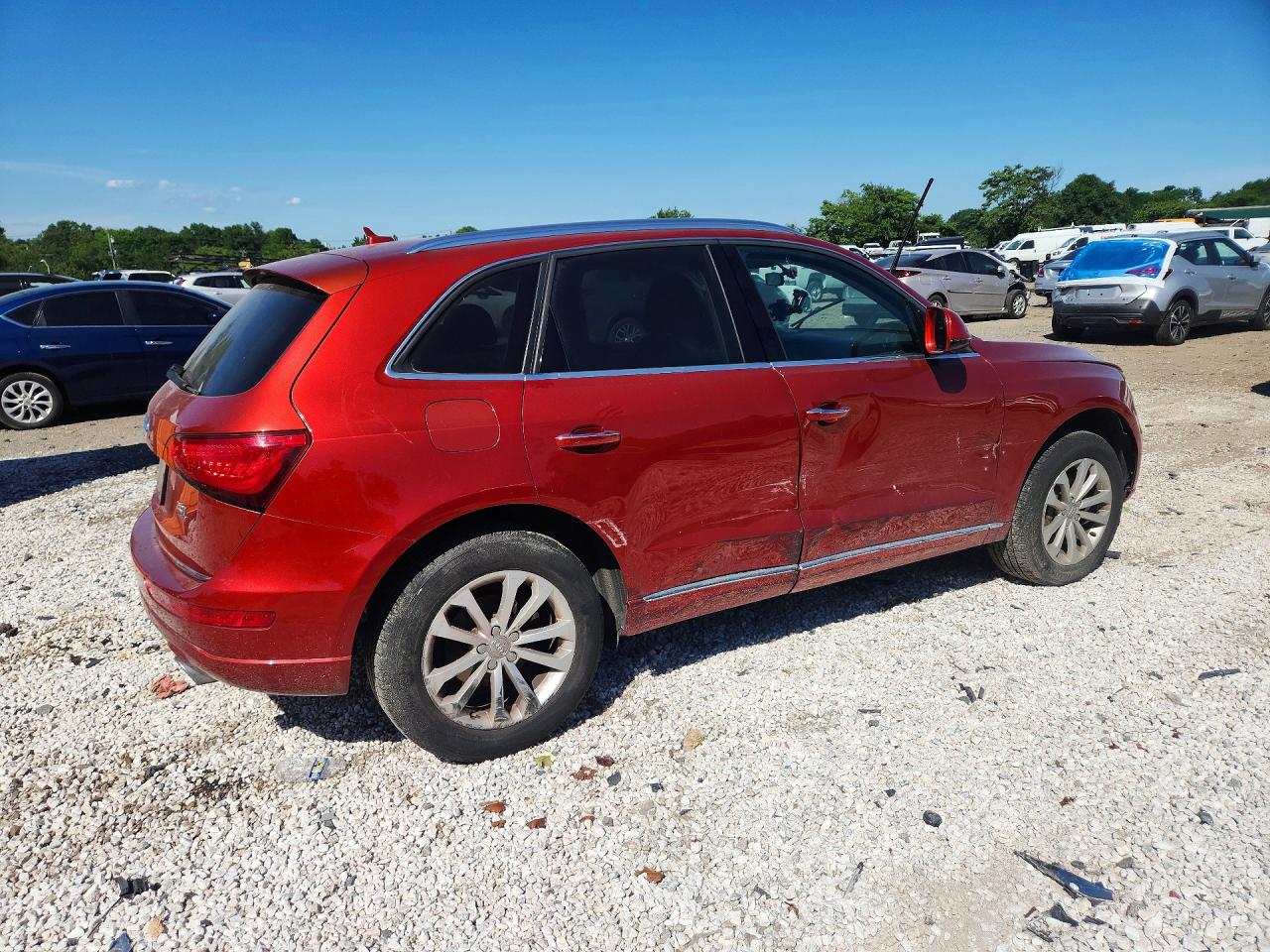 2015 Audi Q5 Premium Red vin: WA1CFAFP3FA143009