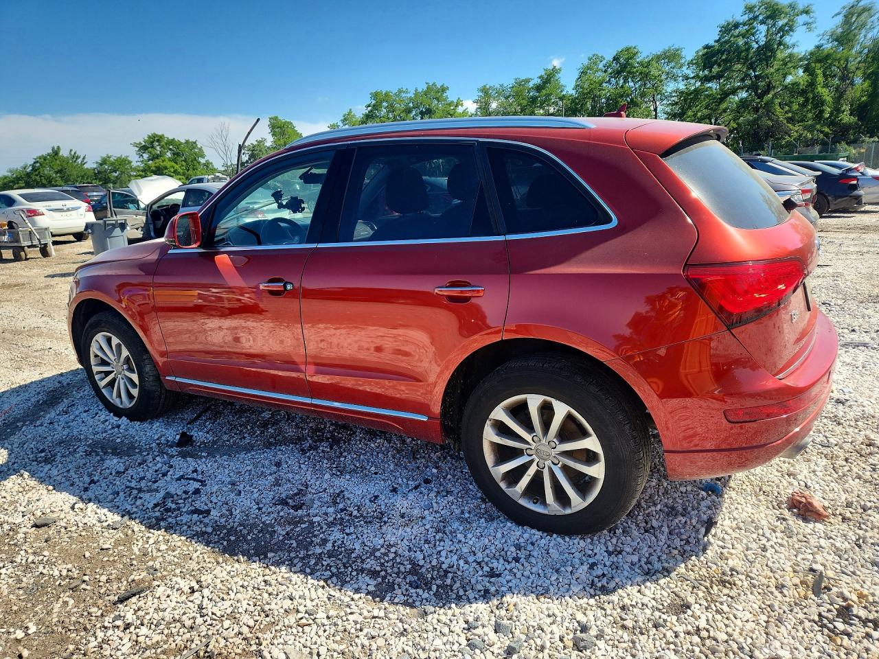 2015 Audi Q5 Premium Red vin: WA1CFAFP3FA143009