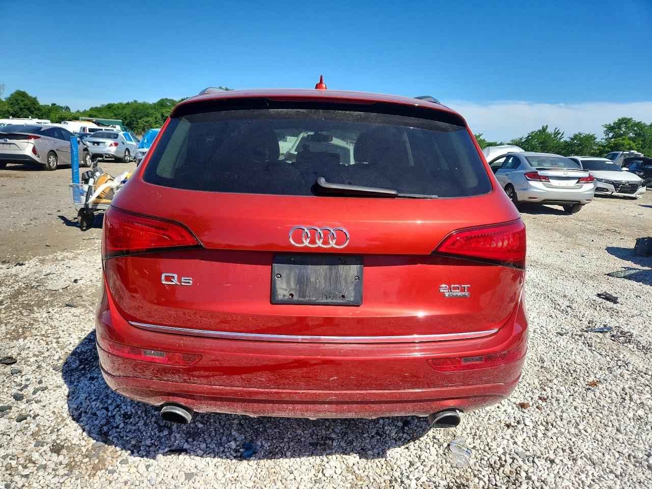 2015 Audi Q5 Premium Red vin: WA1CFAFP3FA143009
