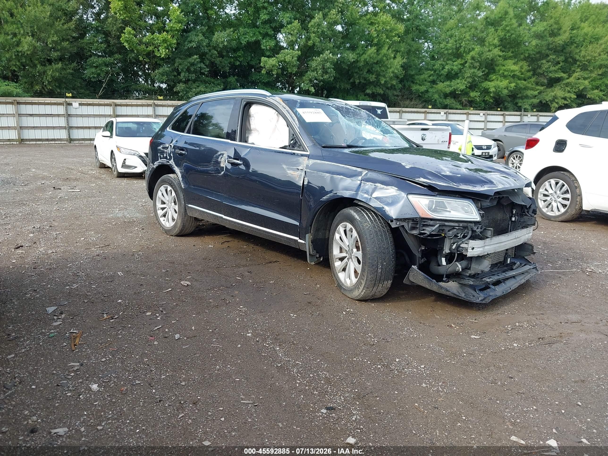 2015 Audi Q5 2.0t Premium Blue vin: WA1CFAFP4FA138966