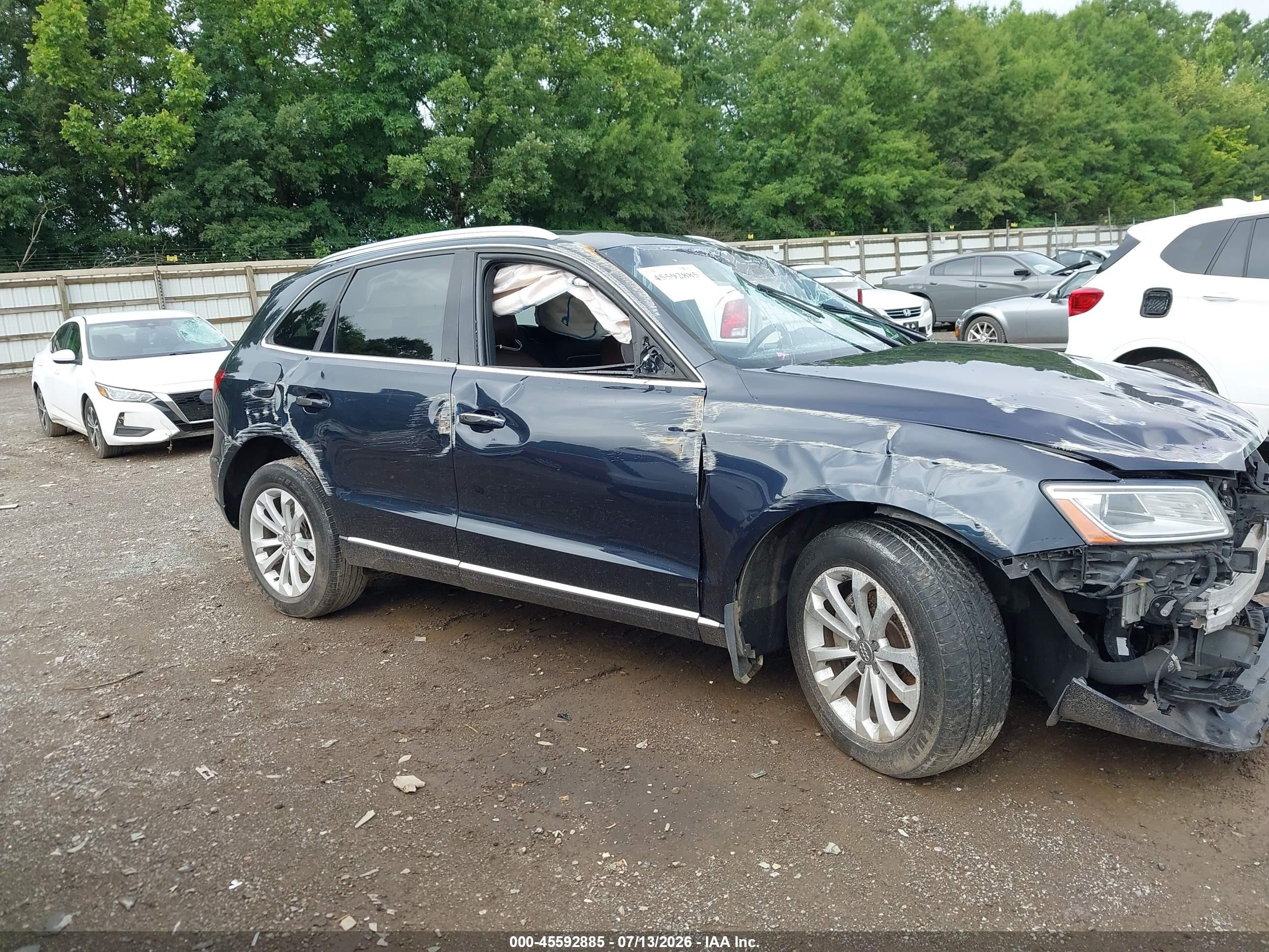 2015 Audi Q5 2.0t Premium Blue vin: WA1CFAFP4FA138966