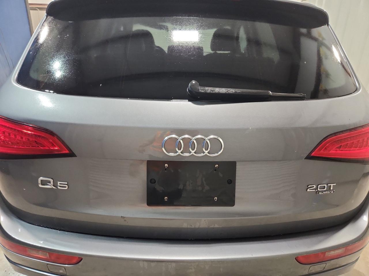 2013 Audi Q5 Premium Gray vin: WA1CFAFP5DA025699 Damage: Lift Gate, Multiple Scratches Heavy, 3