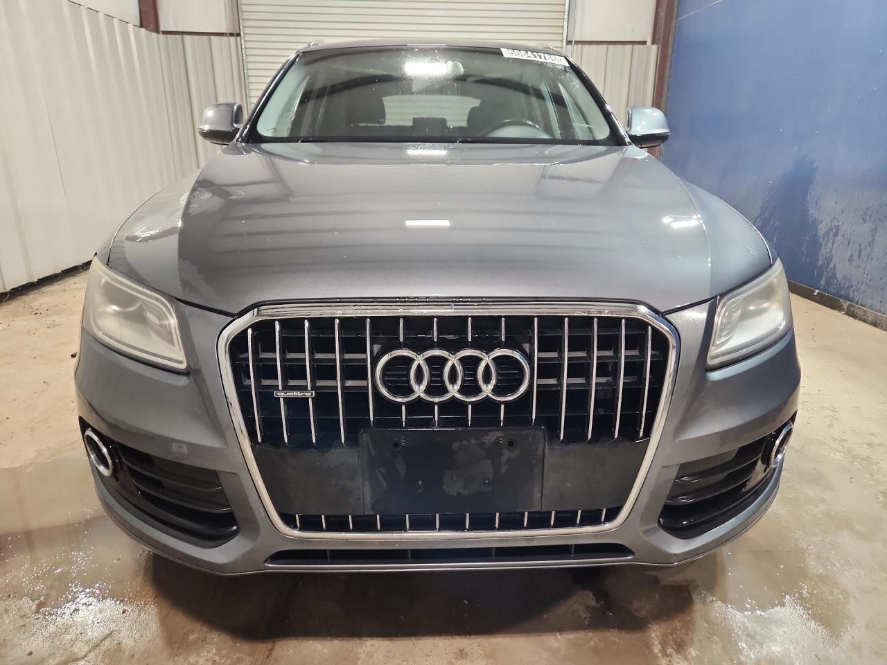 2013 Audi Q5 Premium Gray vin: WA1CFAFP5DA025699 Damage: Left Head Lamp, Faded, Repair Required