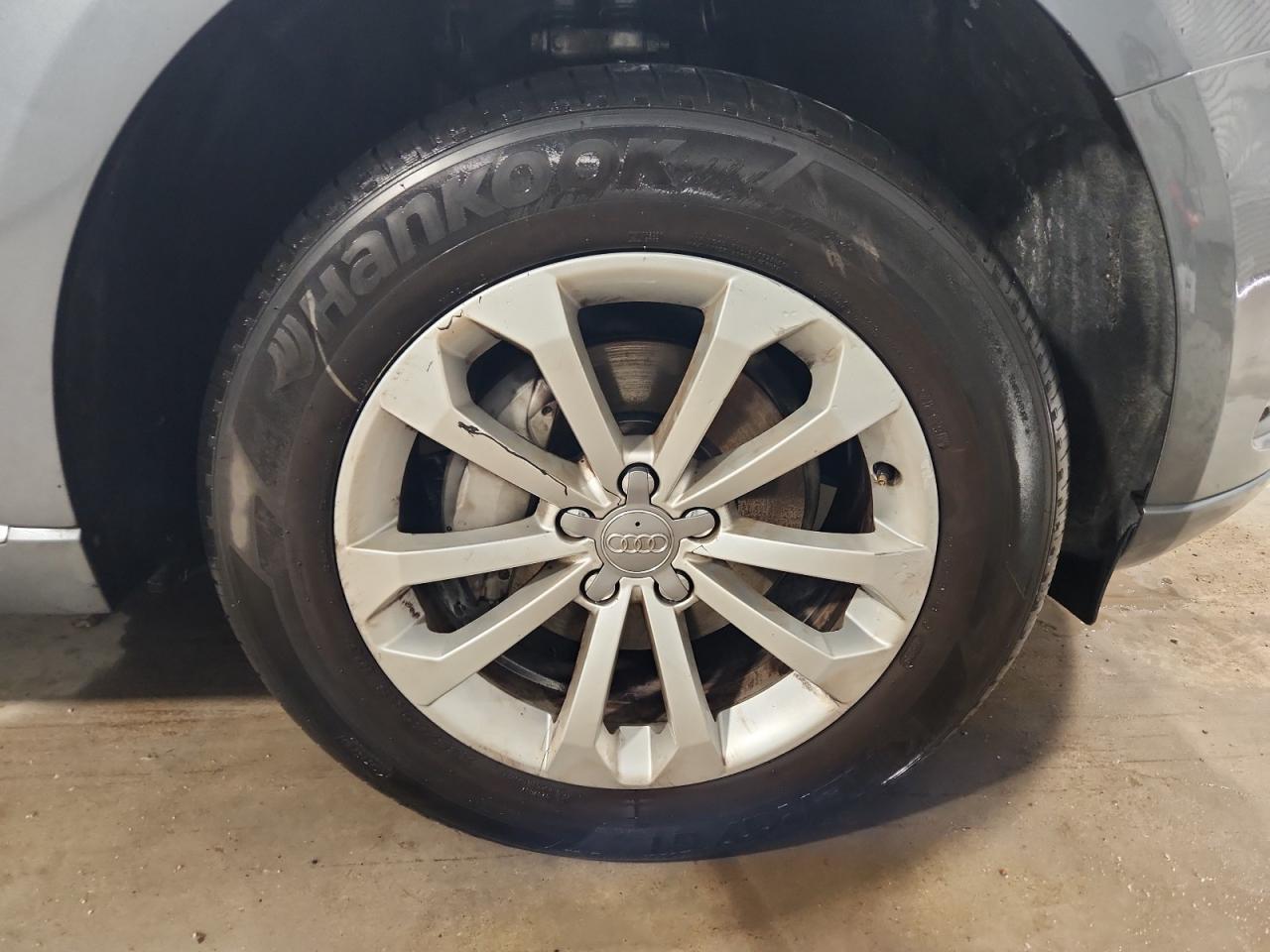 2013 Audi Q5 Premium Gray vin: WA1CFAFP5DA025699 Damage: Right Front Wheel, Curb Rash, 6 To 7 Inches