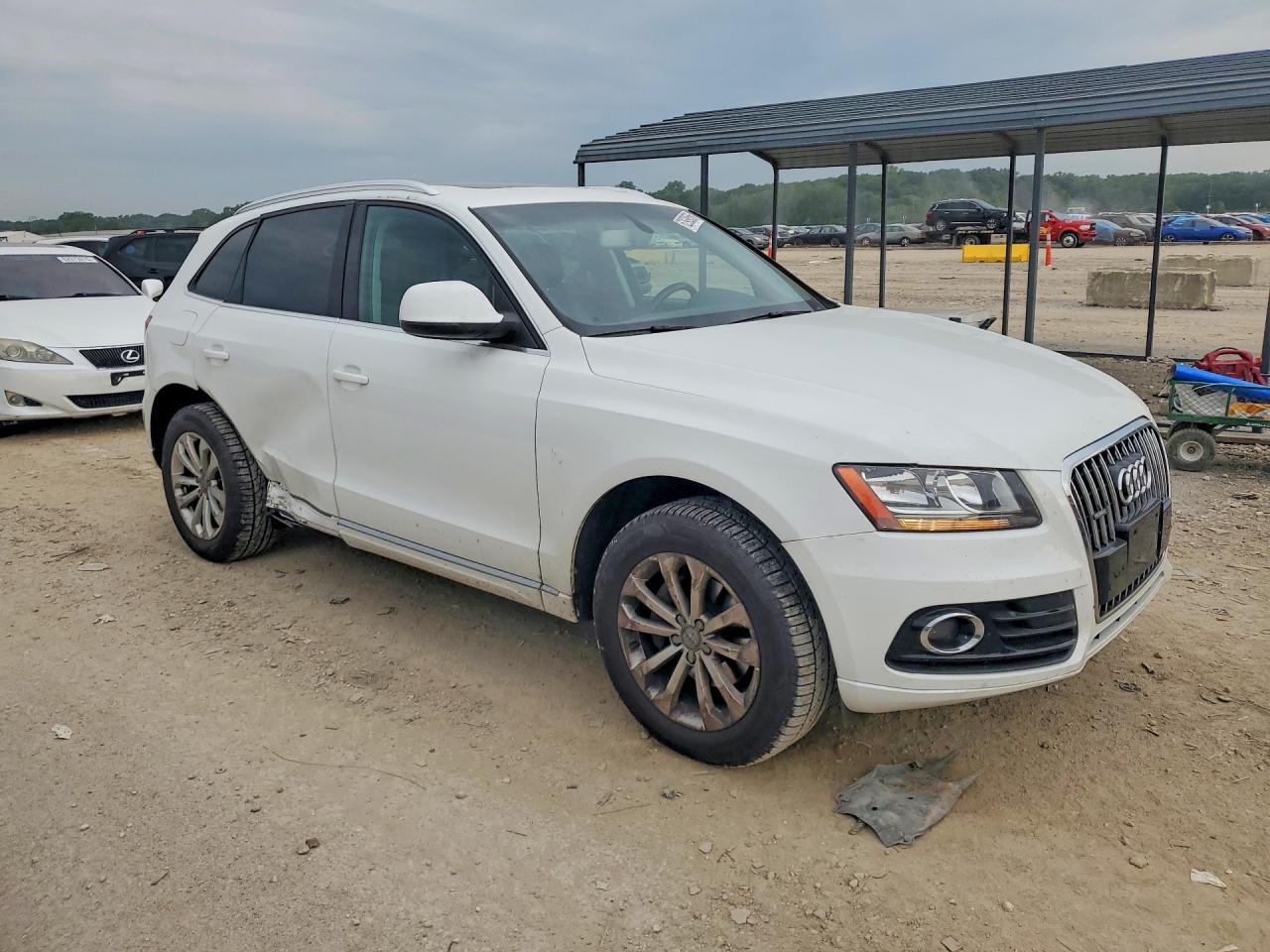 2013 Audi Q5 Premium White vin: WA1CFAFP5DA085353