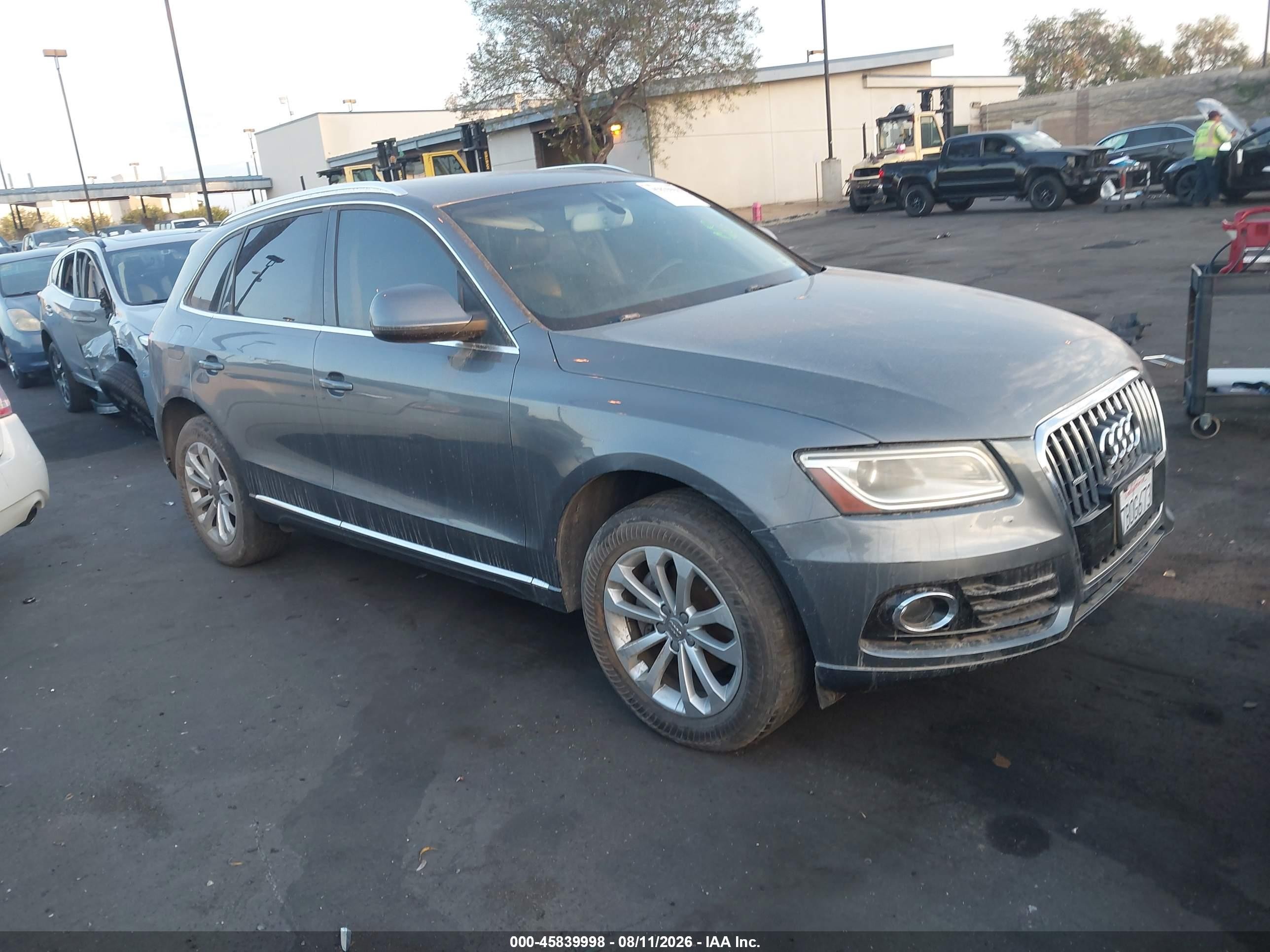 2014 Audi Q5 2.0t Premium Gray vin: WA1CFAFP5EA012131