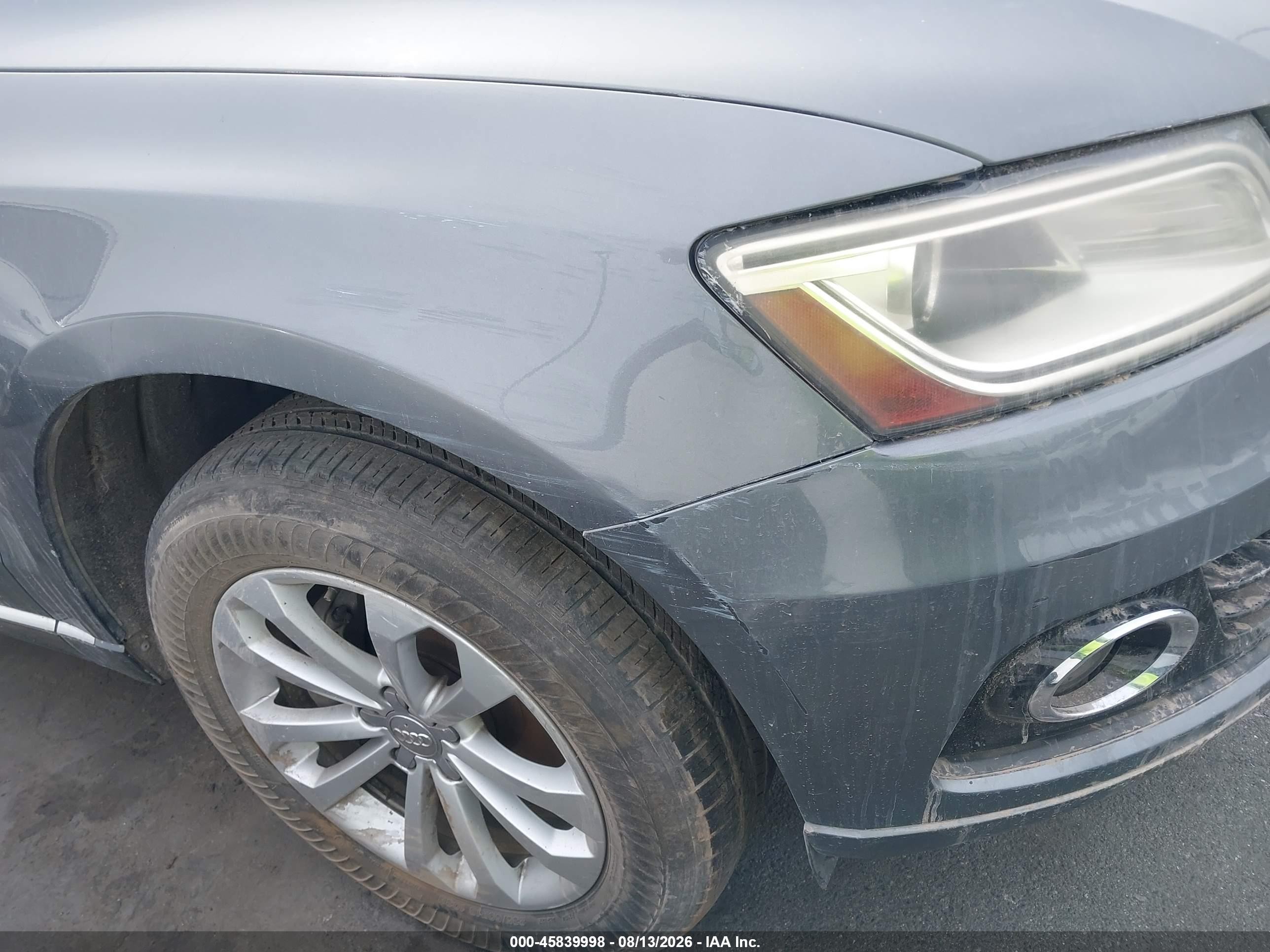 2014 Audi Q5 2.0t Premium Gray vin: WA1CFAFP5EA012131