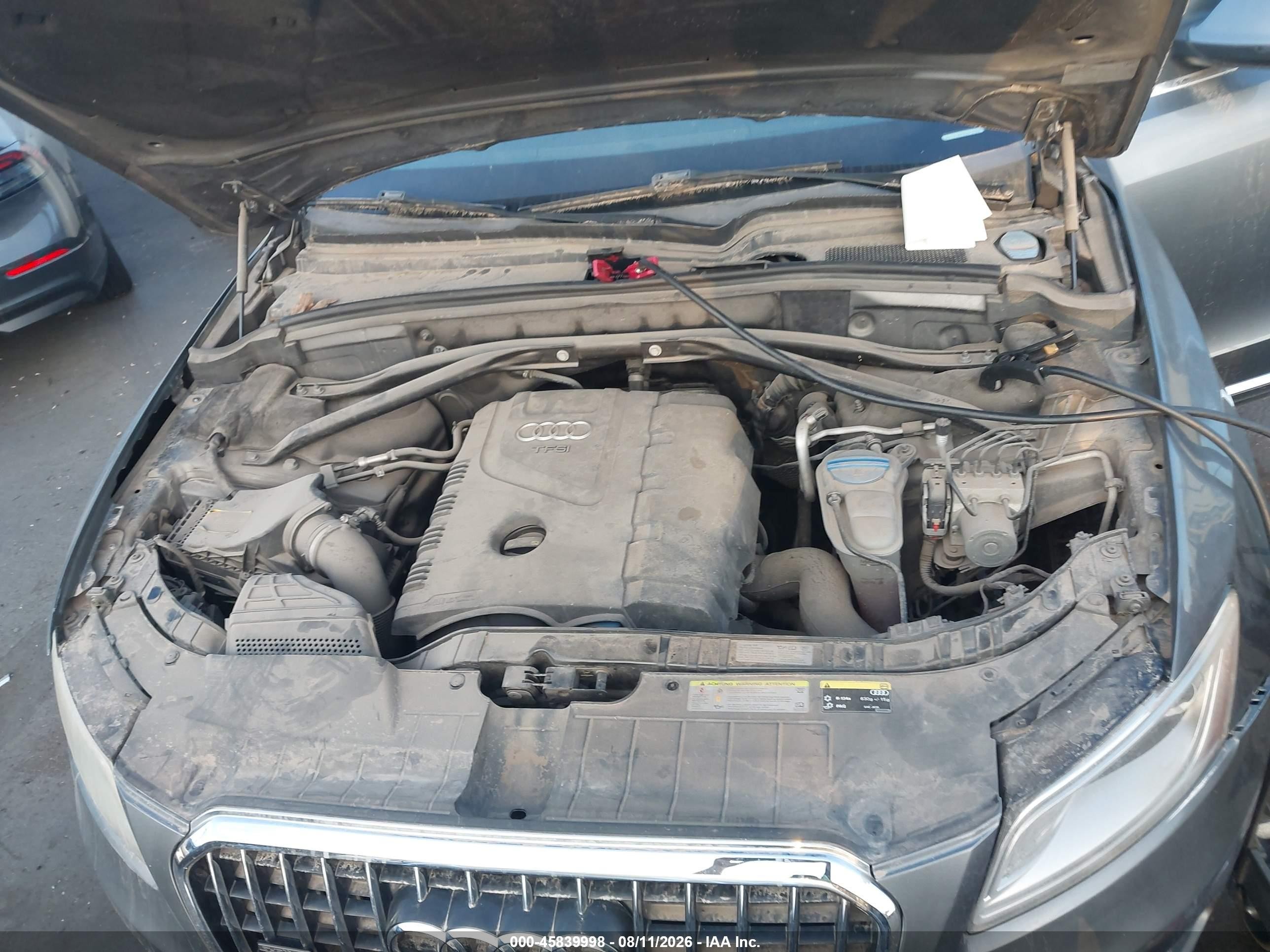 2014 Audi Q5 2.0t Premium Gray vin: WA1CFAFP5EA012131
