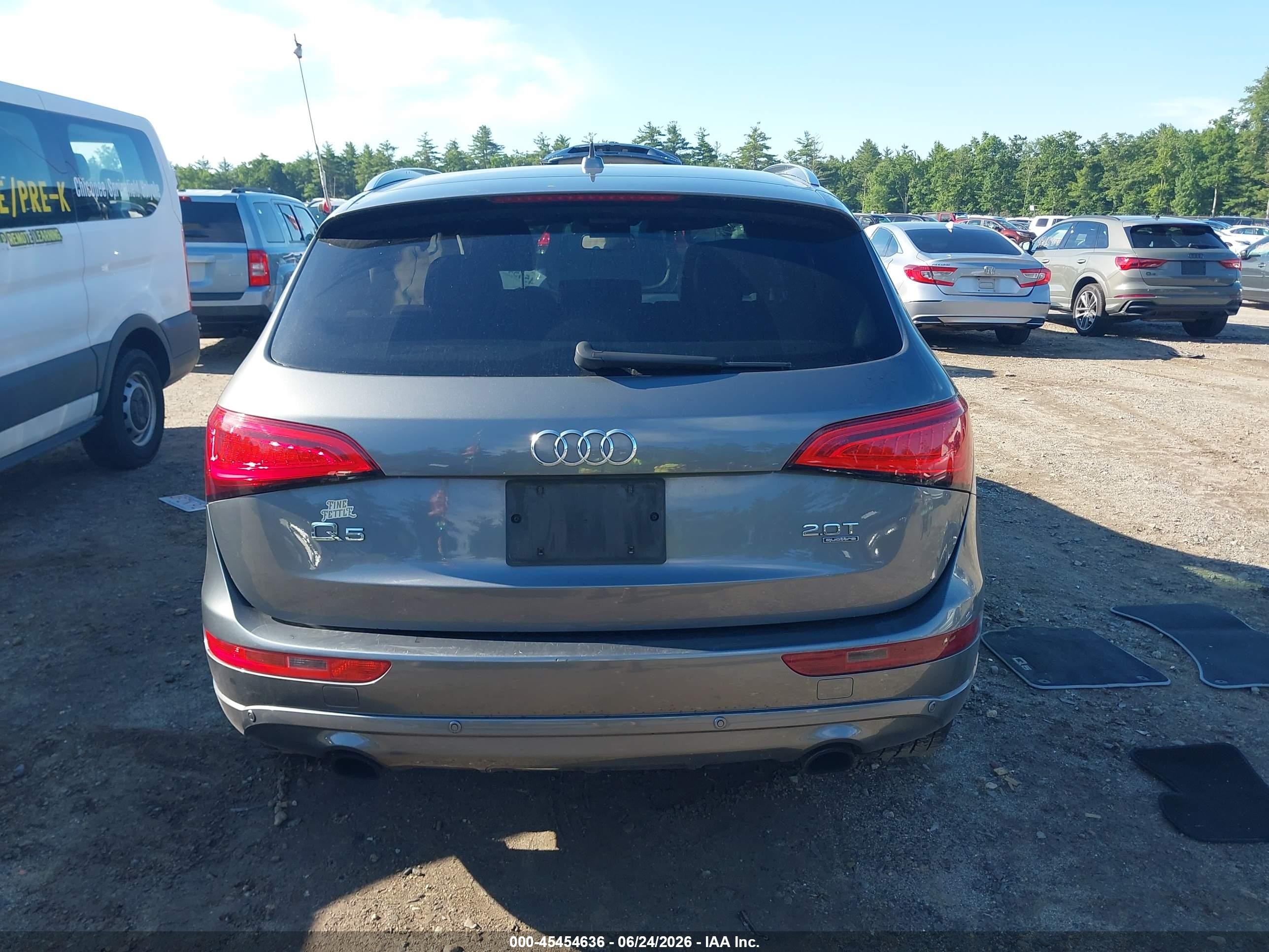 2014 Audi Q5 2.0t Premium Gray vin: WA1CFAFP5EA096788