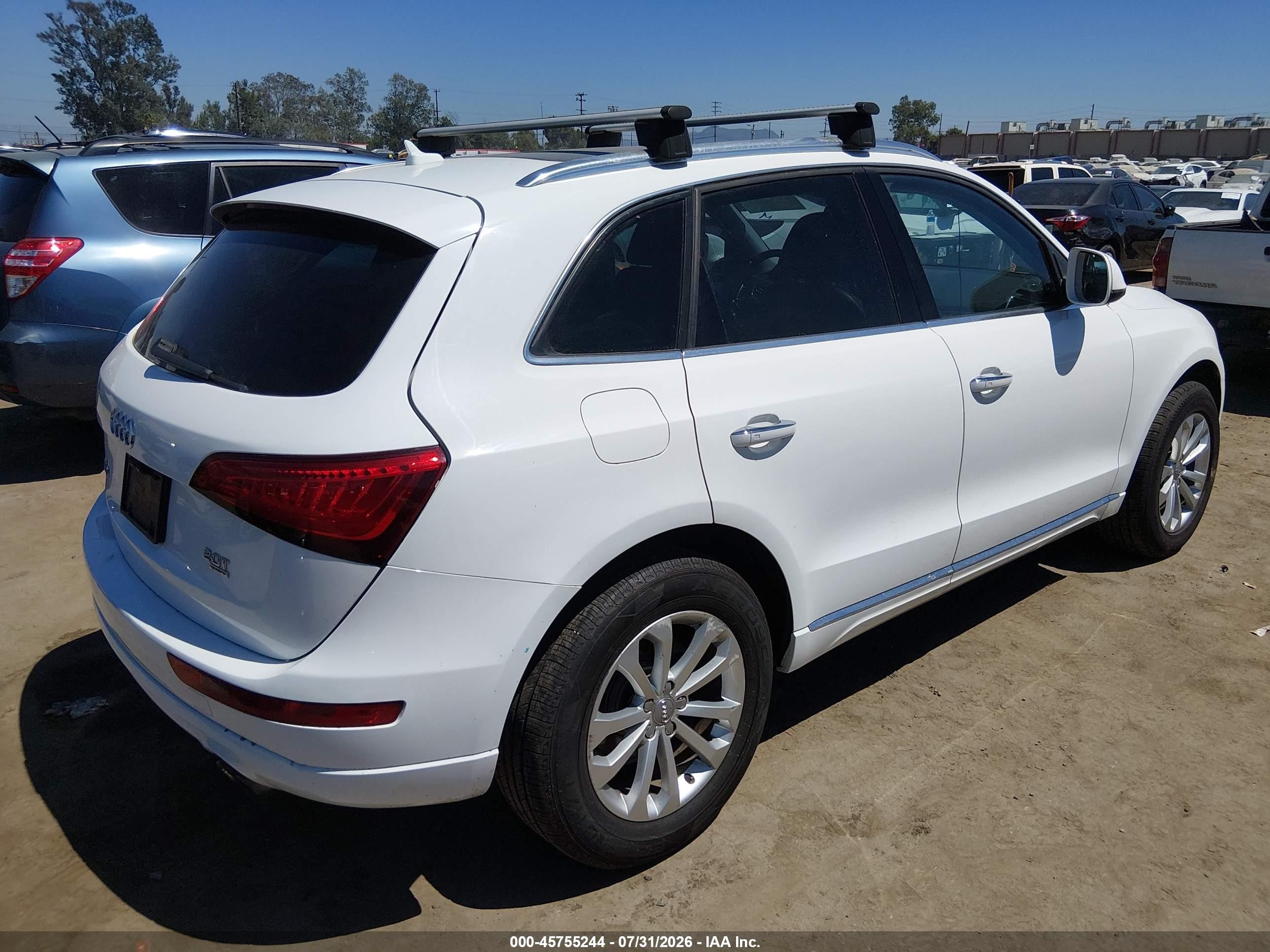 2015 Audi Q5 2.0t Premium White vin: WA1CFAFP5FA041985
