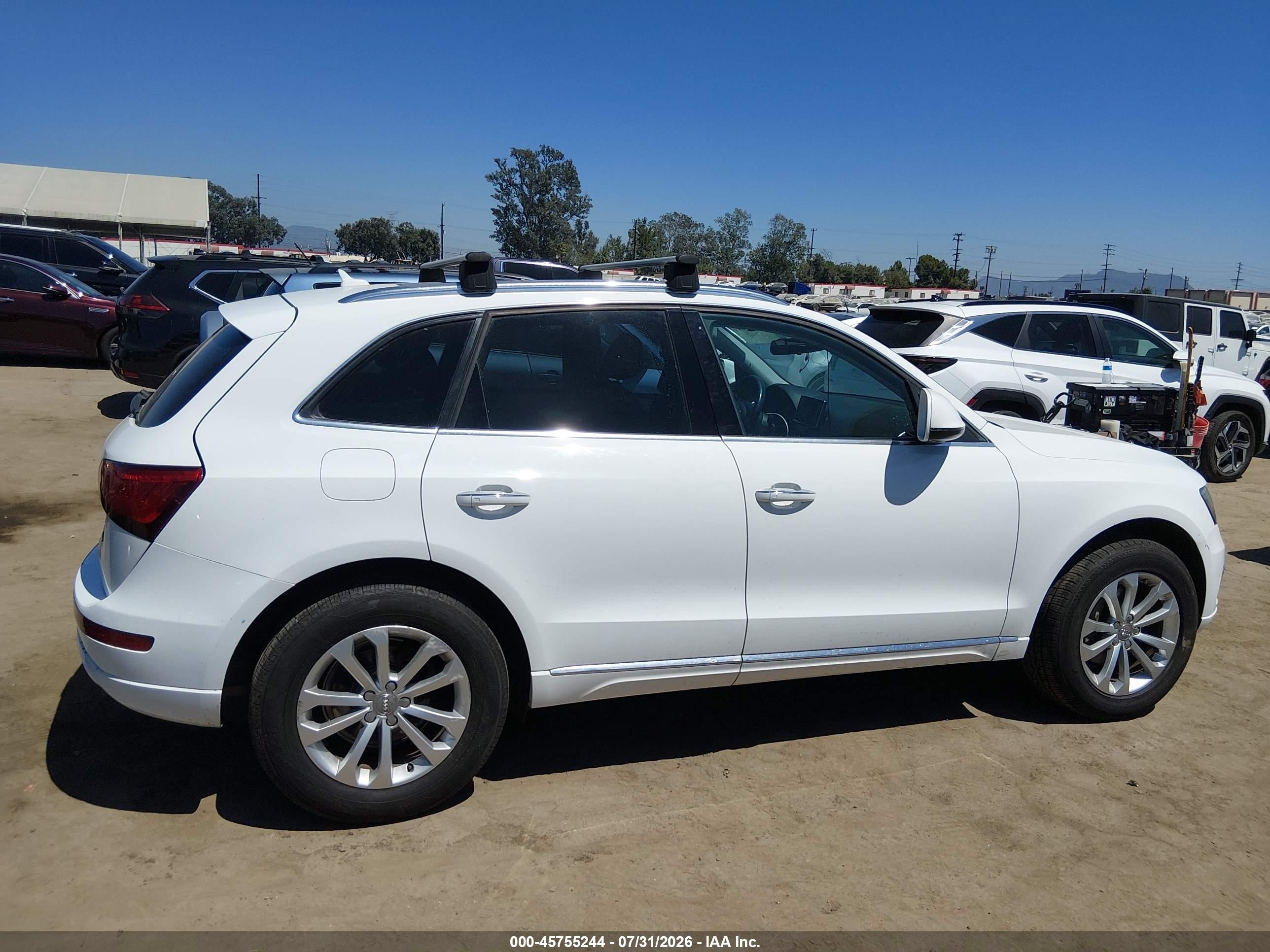 2015 Audi Q5 2.0t Premium White vin: WA1CFAFP5FA041985